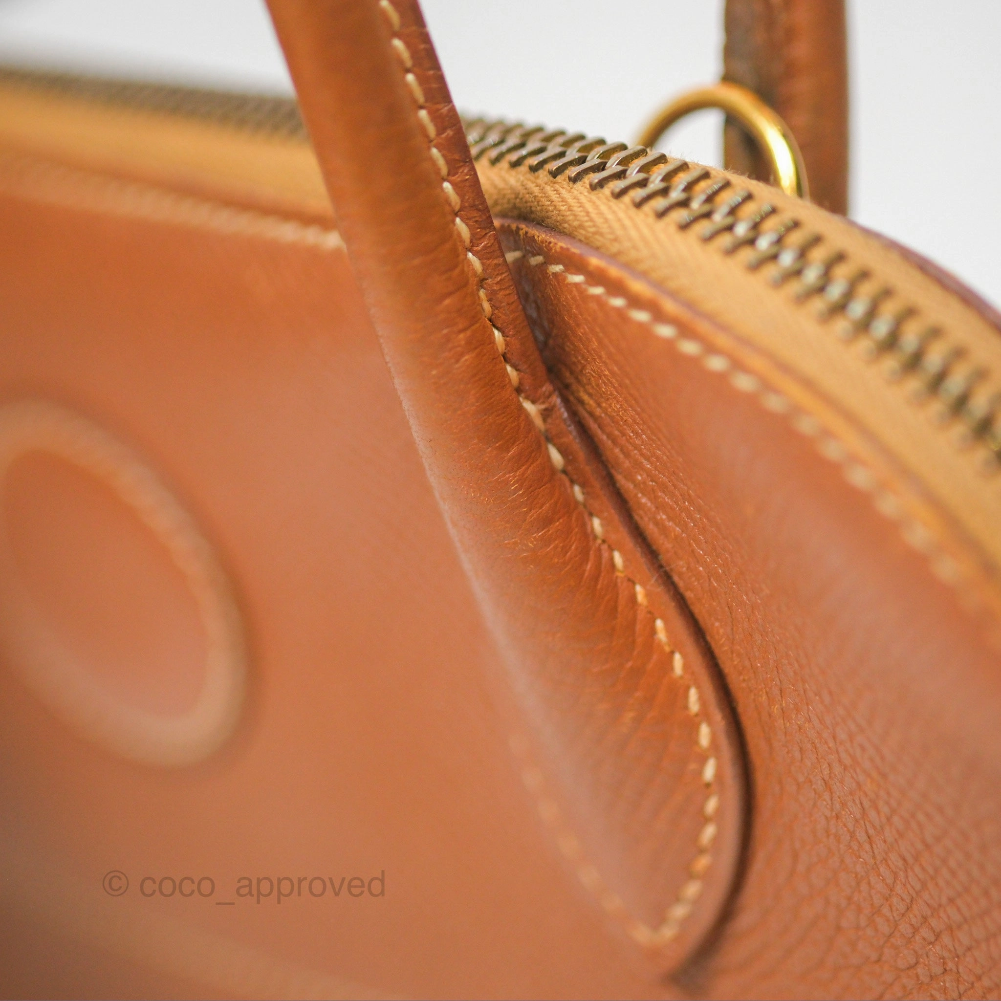 Herms Bolide 27 Gold Epsom Gold Hardware