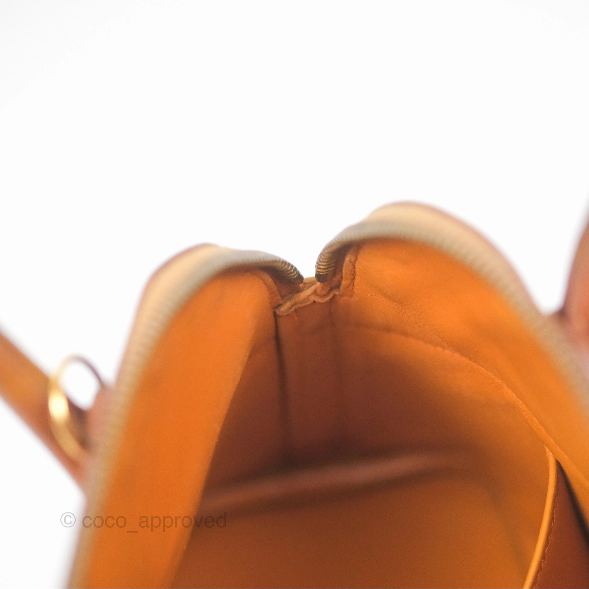 Herms Bolide 27 Gold Epsom Gold Hardware