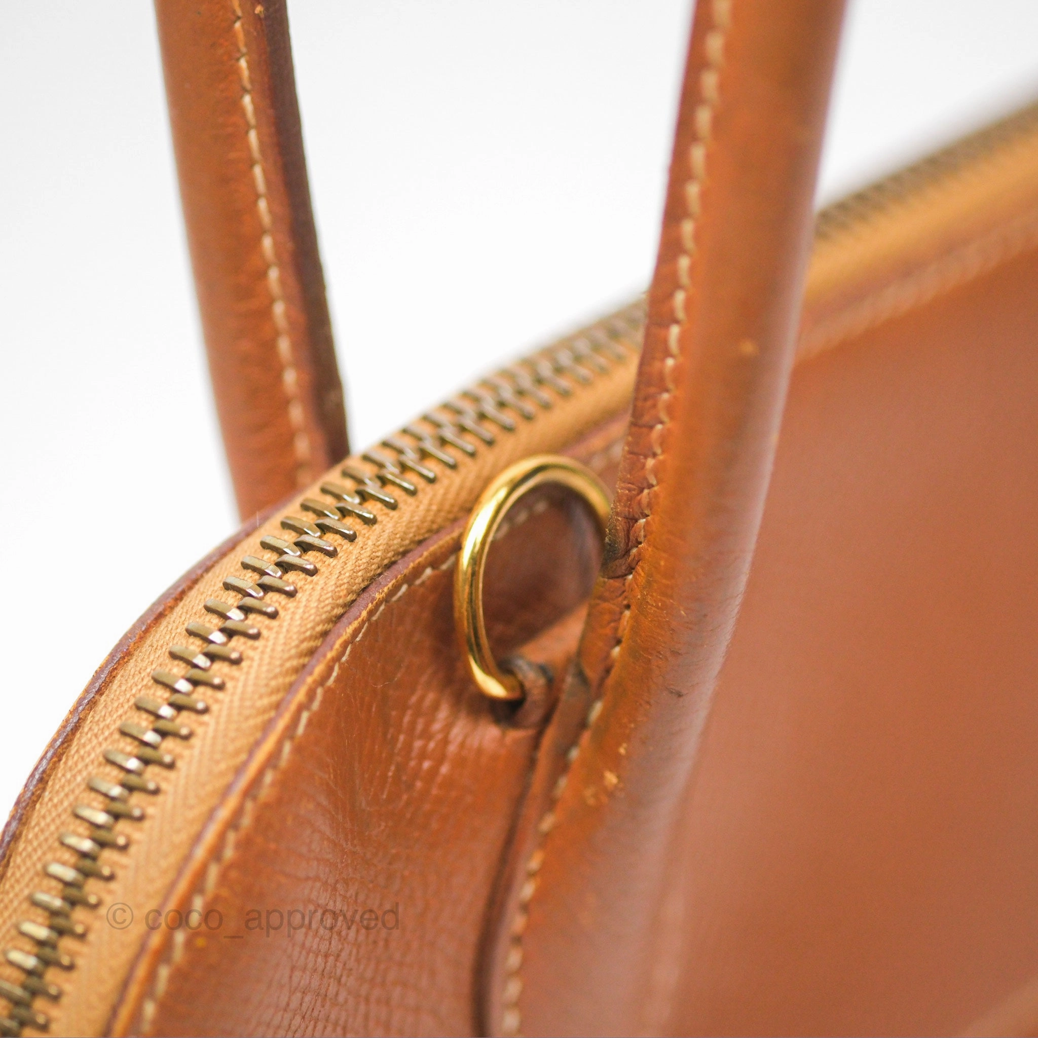 Herms Bolide 27 Gold Epsom Gold Hardware