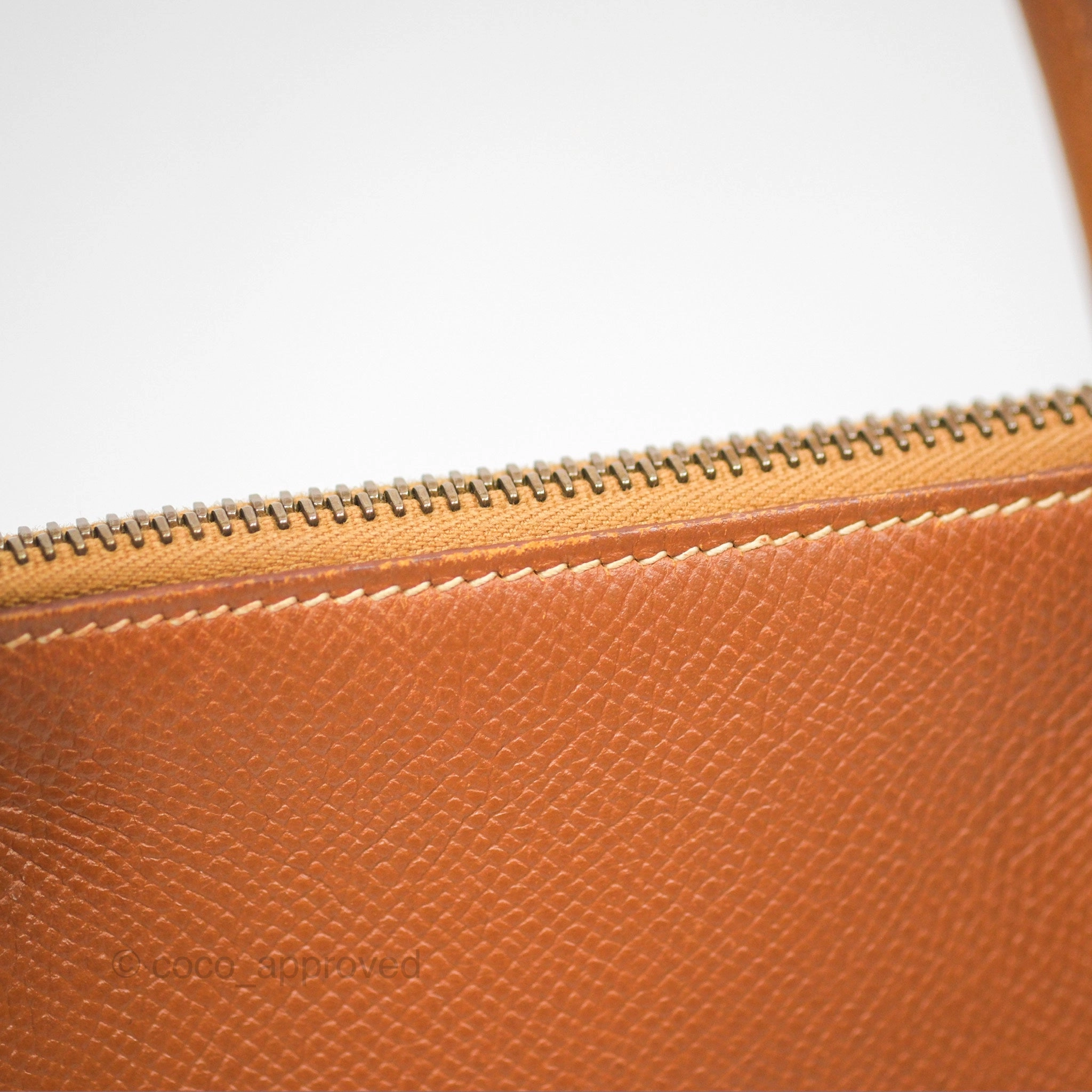 Herms Bolide 27 Gold Epsom Gold Hardware