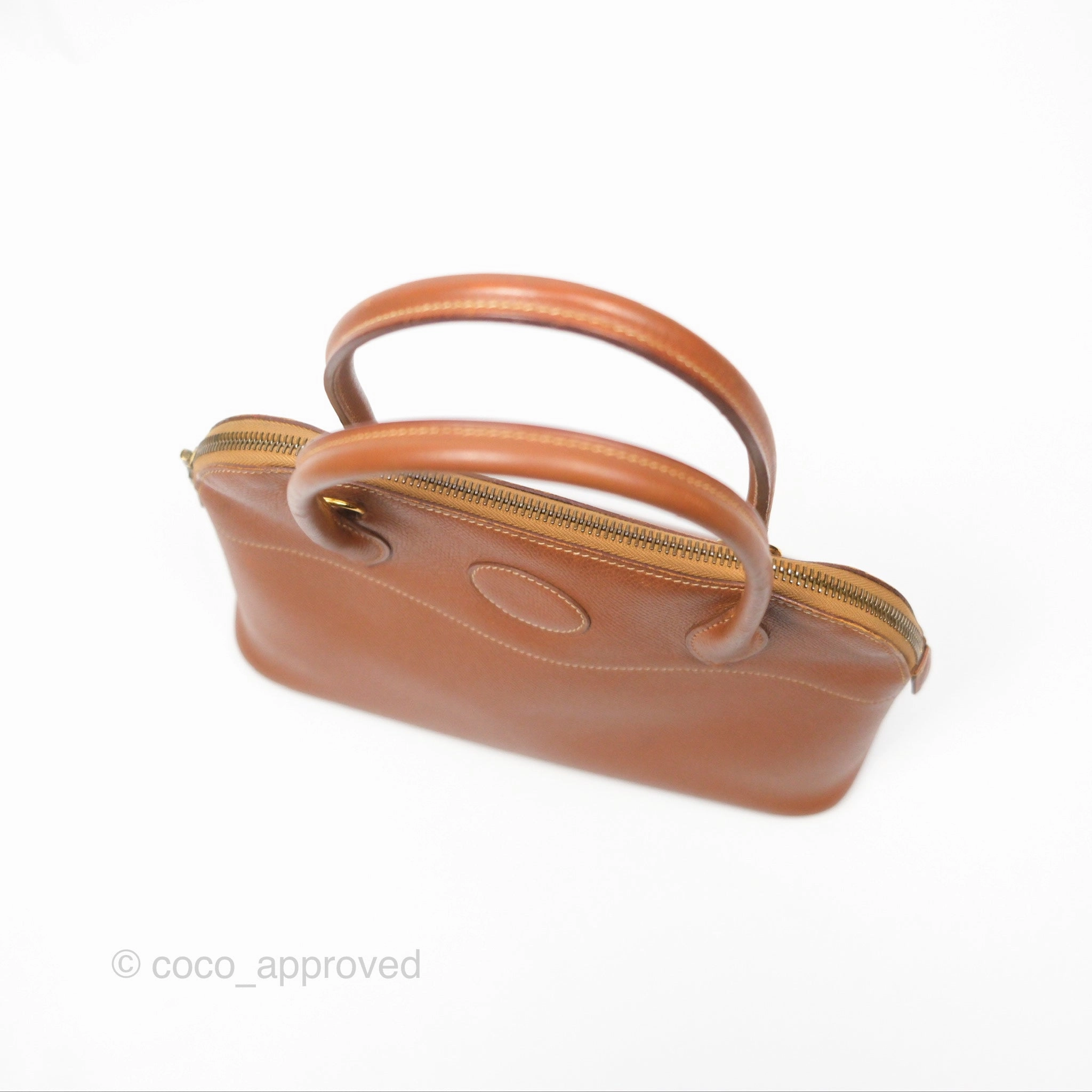 Herms Bolide 27 Gold Epsom Gold Hardware