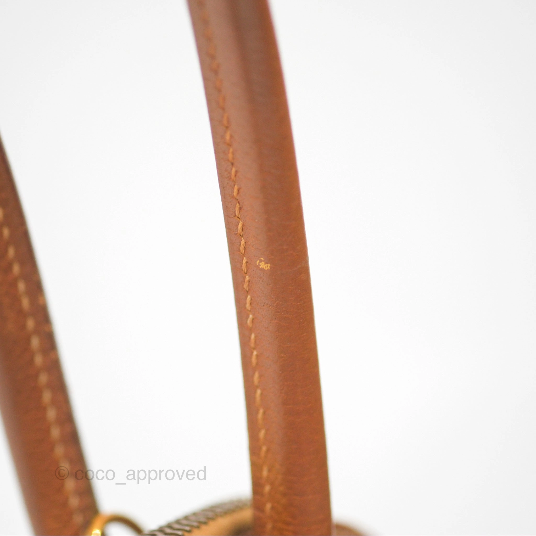 Herms Bolide 27 Gold Epsom Gold Hardware