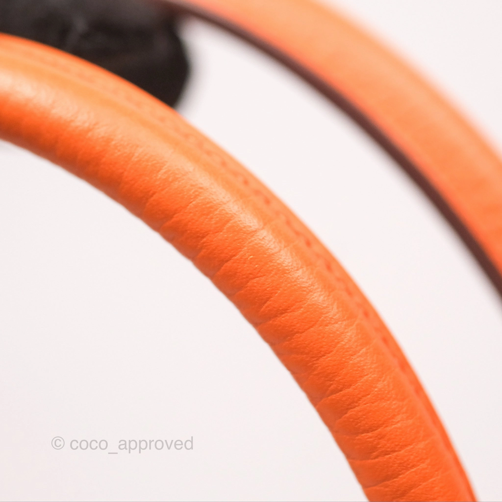 Herms Bolide 31 Orange H Clemence Palladium Hardware