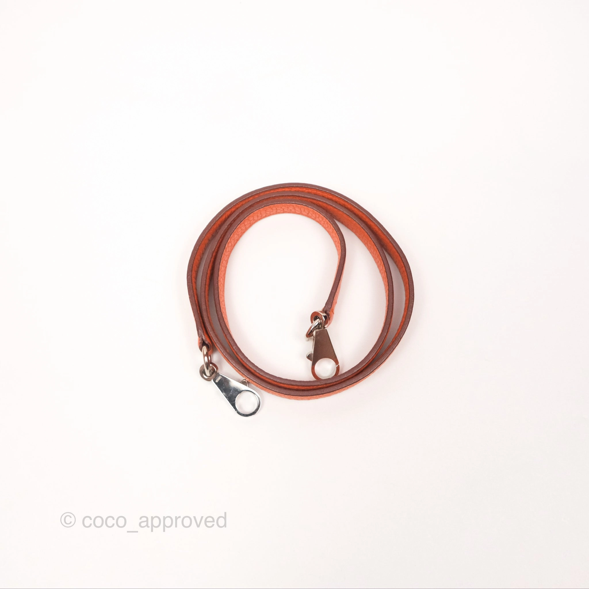 Herms Bolide 31 Orange H Clemence Palladium Hardware