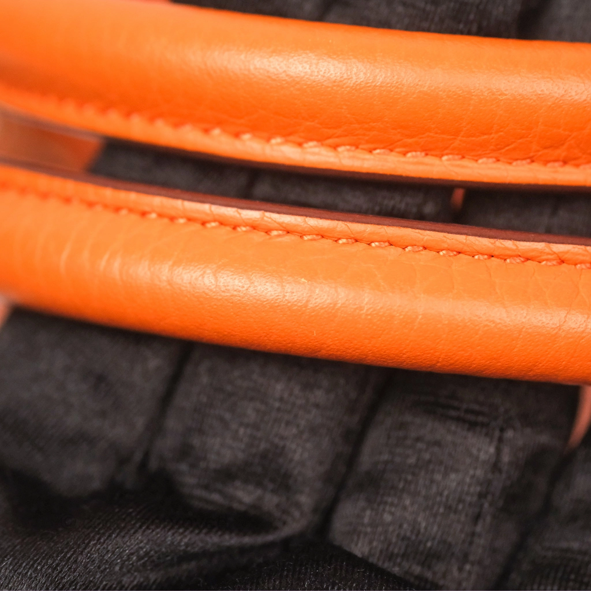 Herms Bolide 31 Orange H Clemence Palladium Hardware