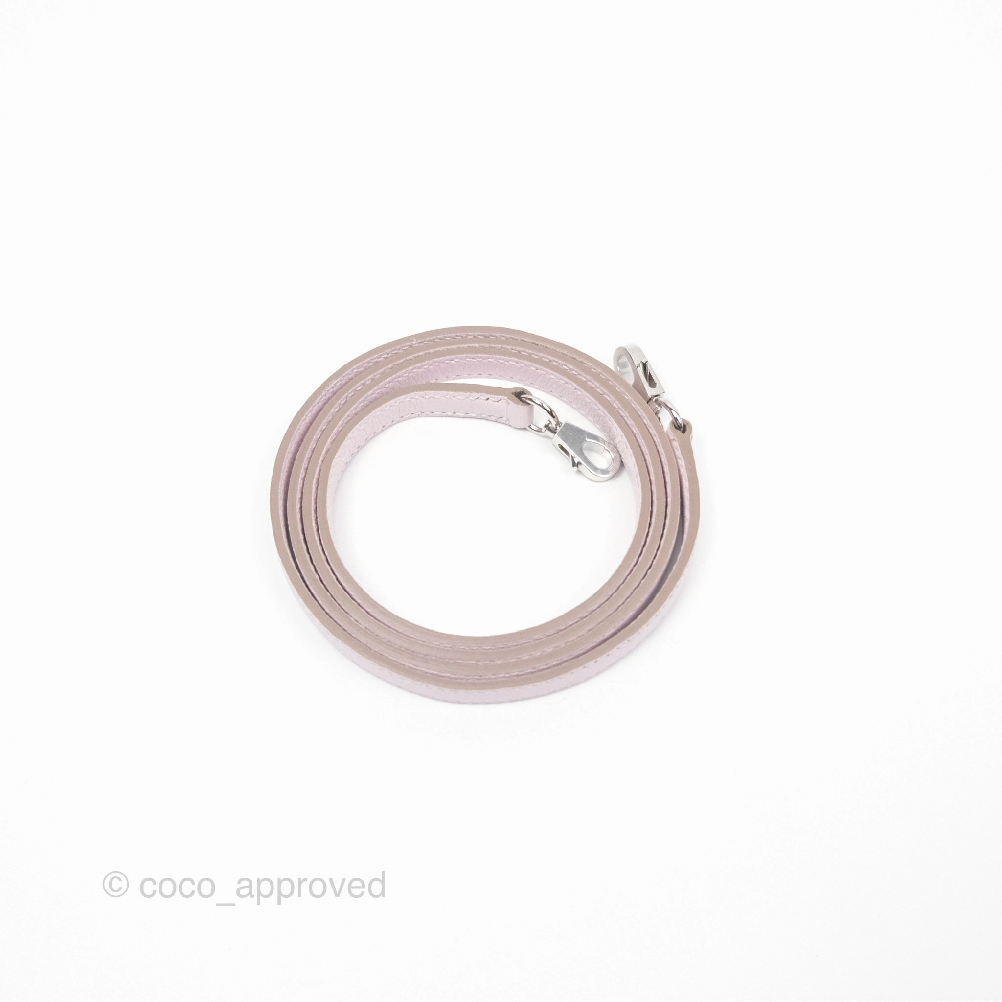 Herms Bolide Mini 1923 Evercolor Mauve Pale 09/ Caramel 28 Palladium Hardware
