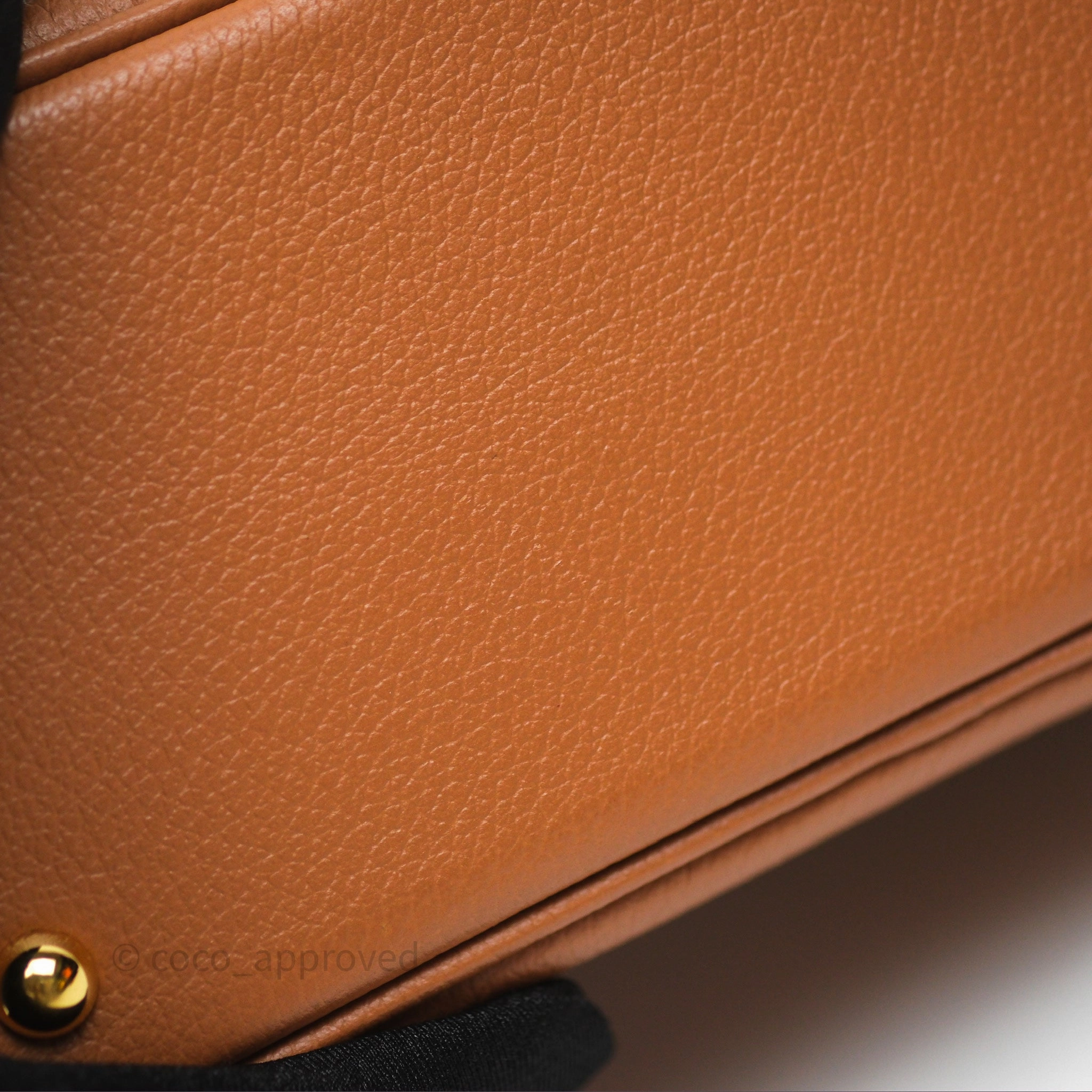 Herms Bolide Mini 1923 Gold 37 Evercolor Gold Hardware