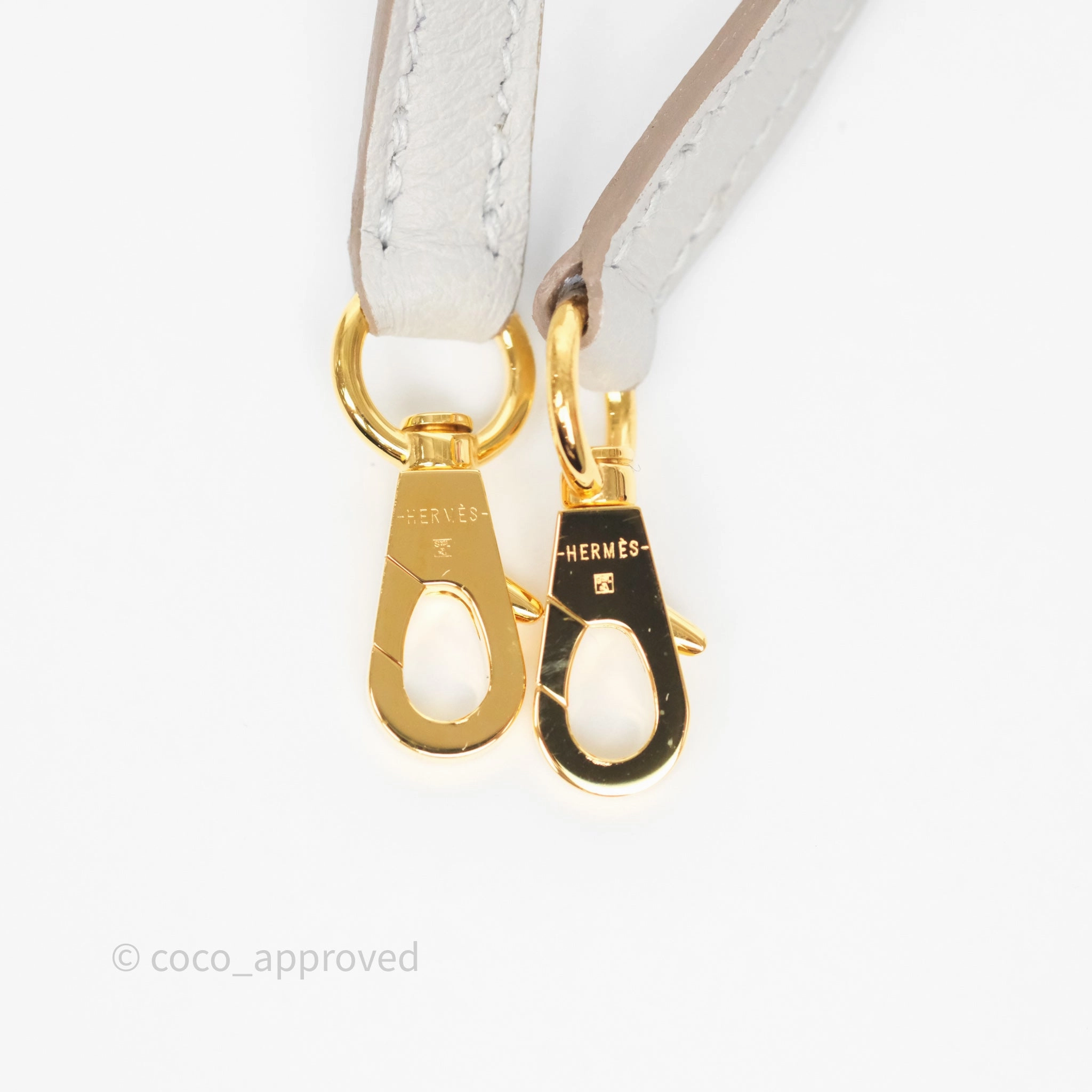 Herms Bolide Mini 1923 Gris Perle 80 Evercolor Gold Hardware