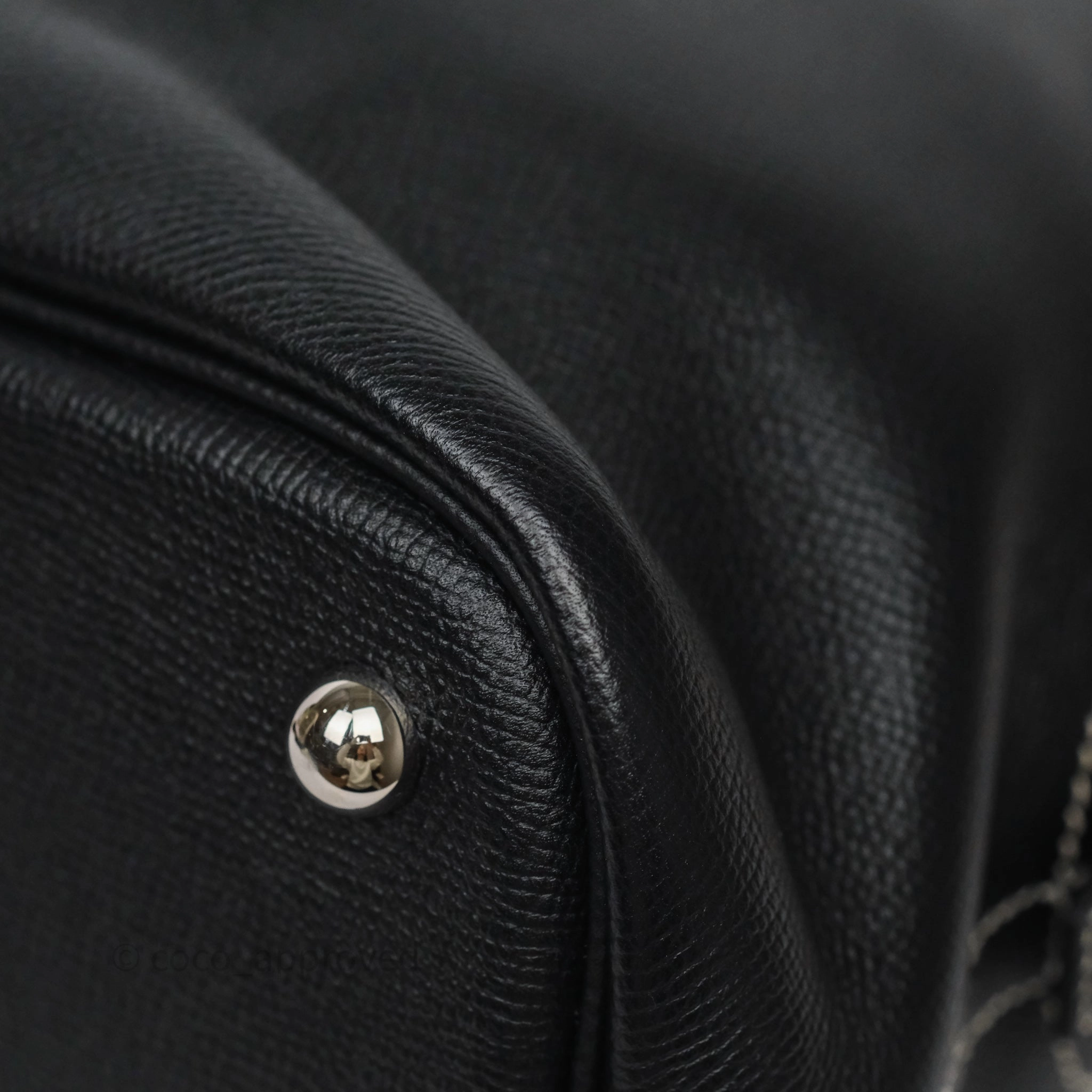 Herms Bolide Relax 35 Black Noir 89 Epsom Palladium Hardware