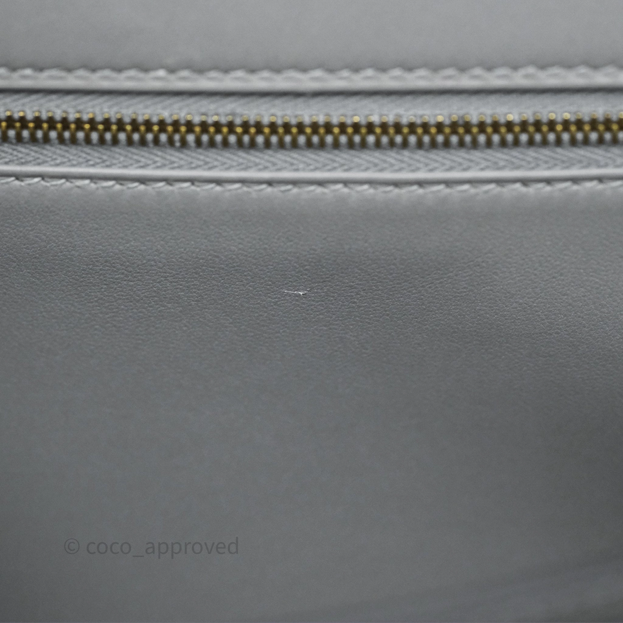 Herms Constance 24 Gris Mouette 4Z Epsom Gold Hardware