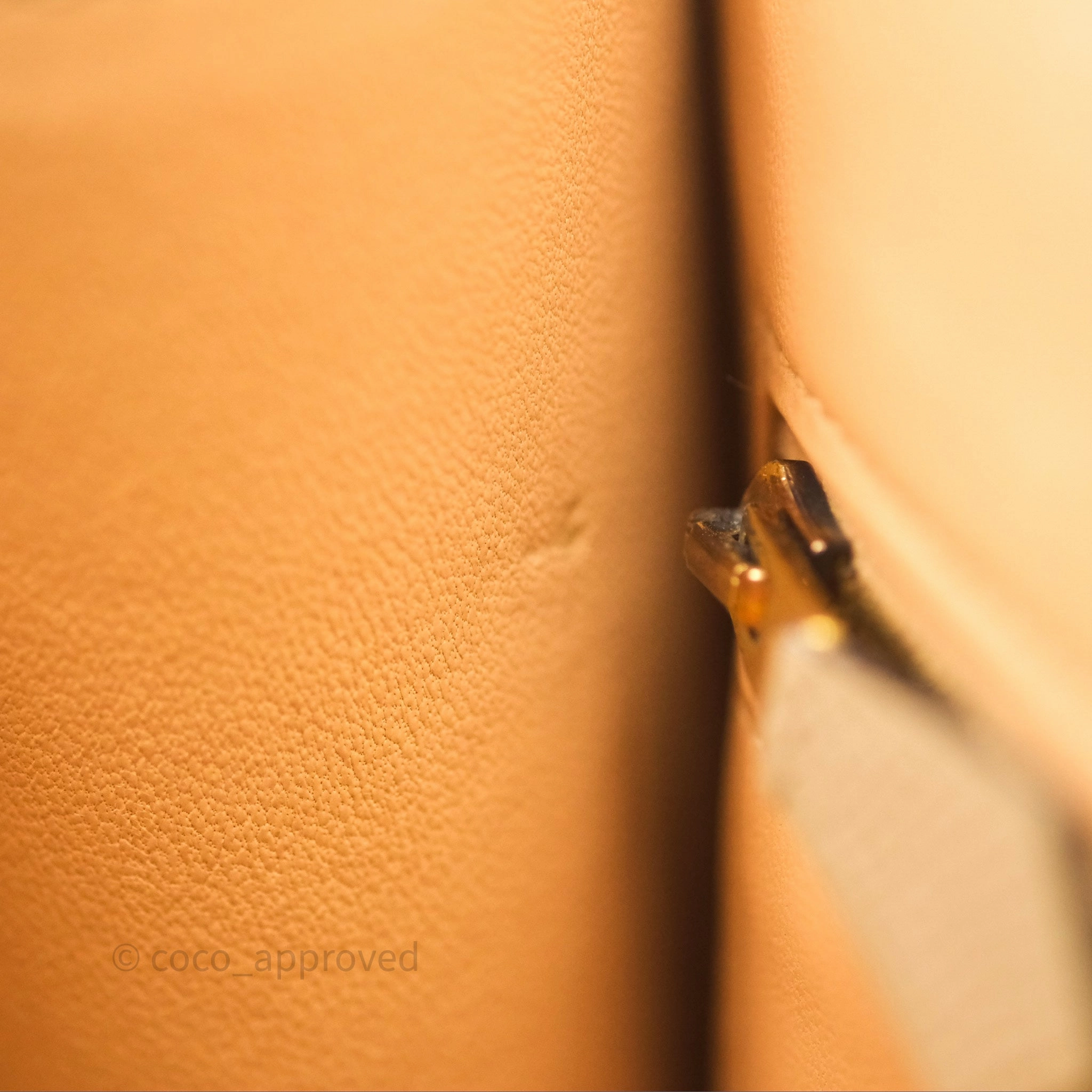 Herms Constance 24 Trench S2/ Naturel 27 Epsom Gold Hardware
