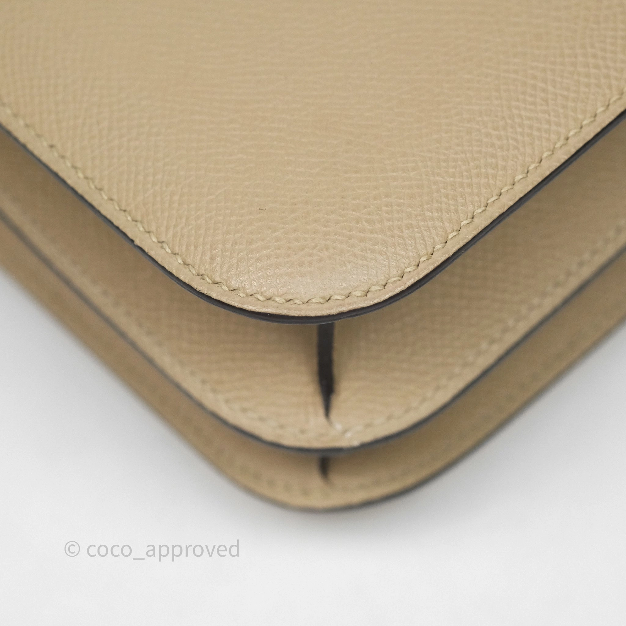 Herms Constance 24 Trench S2/ Naturel 27 Epsom Gold Hardware