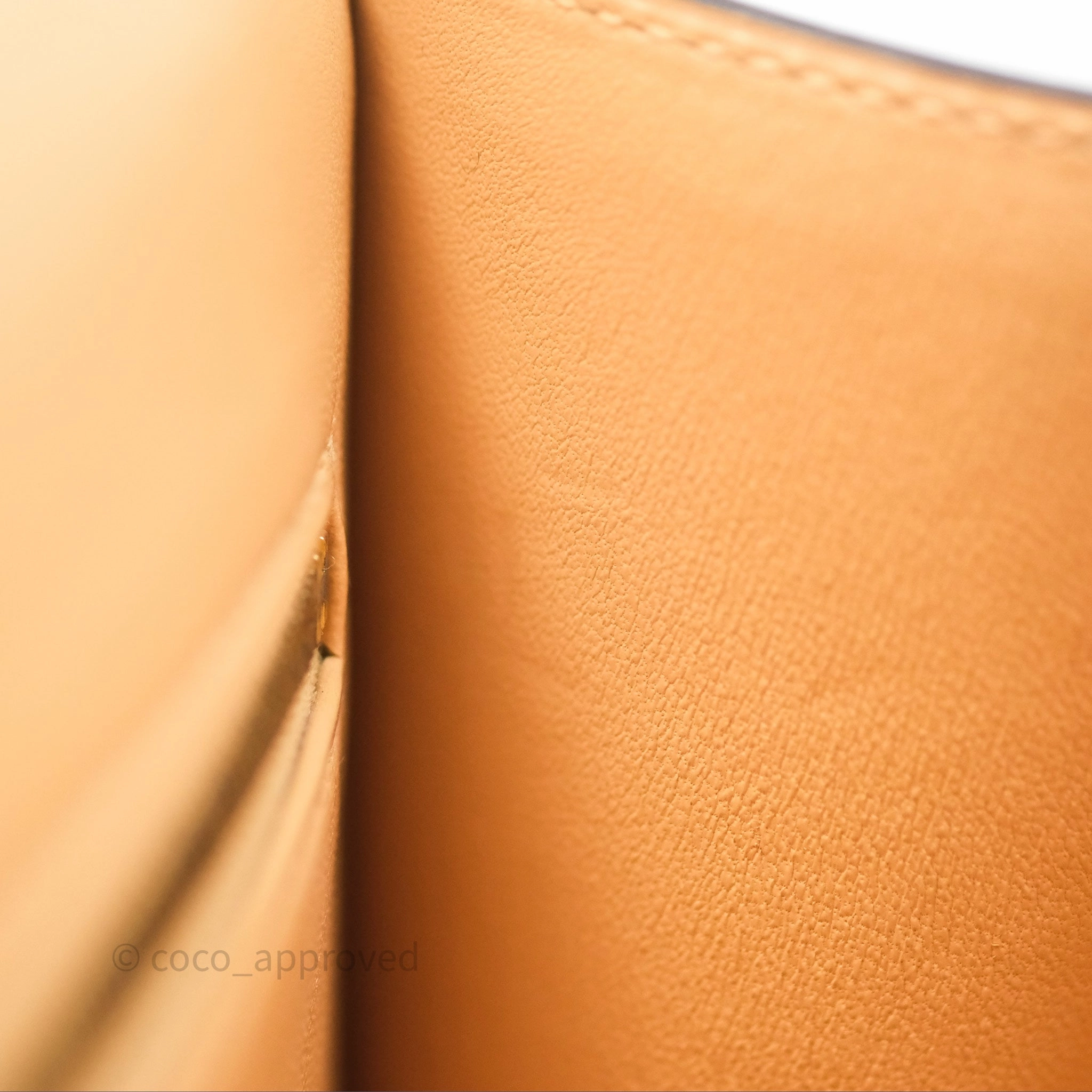 Herms Constance 24 Trench S2/ Naturel 27 Epsom Gold Hardware