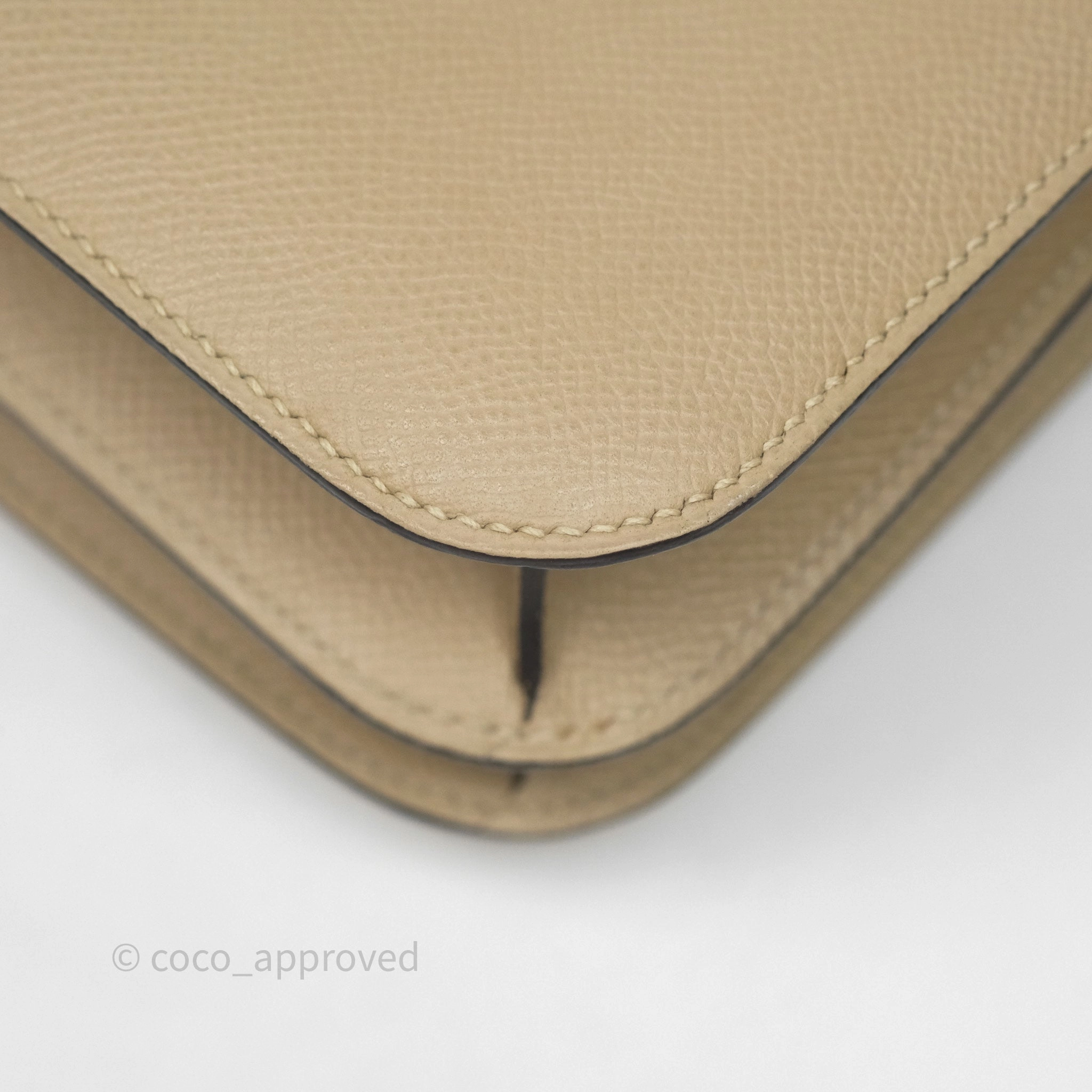 Herms Constance 24 Trench S2/ Naturel 27 Epsom Gold Hardware