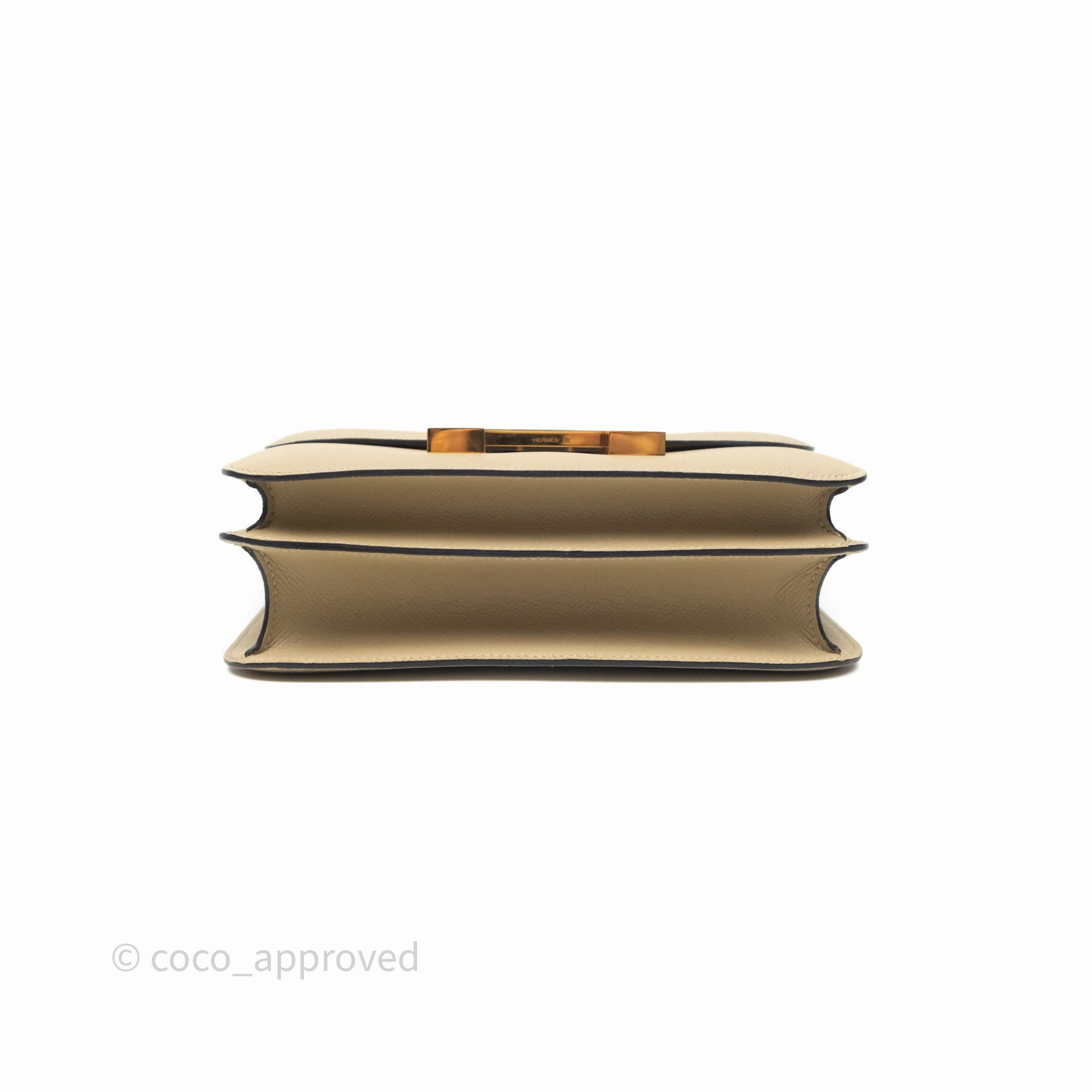 Herms Constance 24 Trench S2/ Naturel 27 Epsom Gold Hardware
