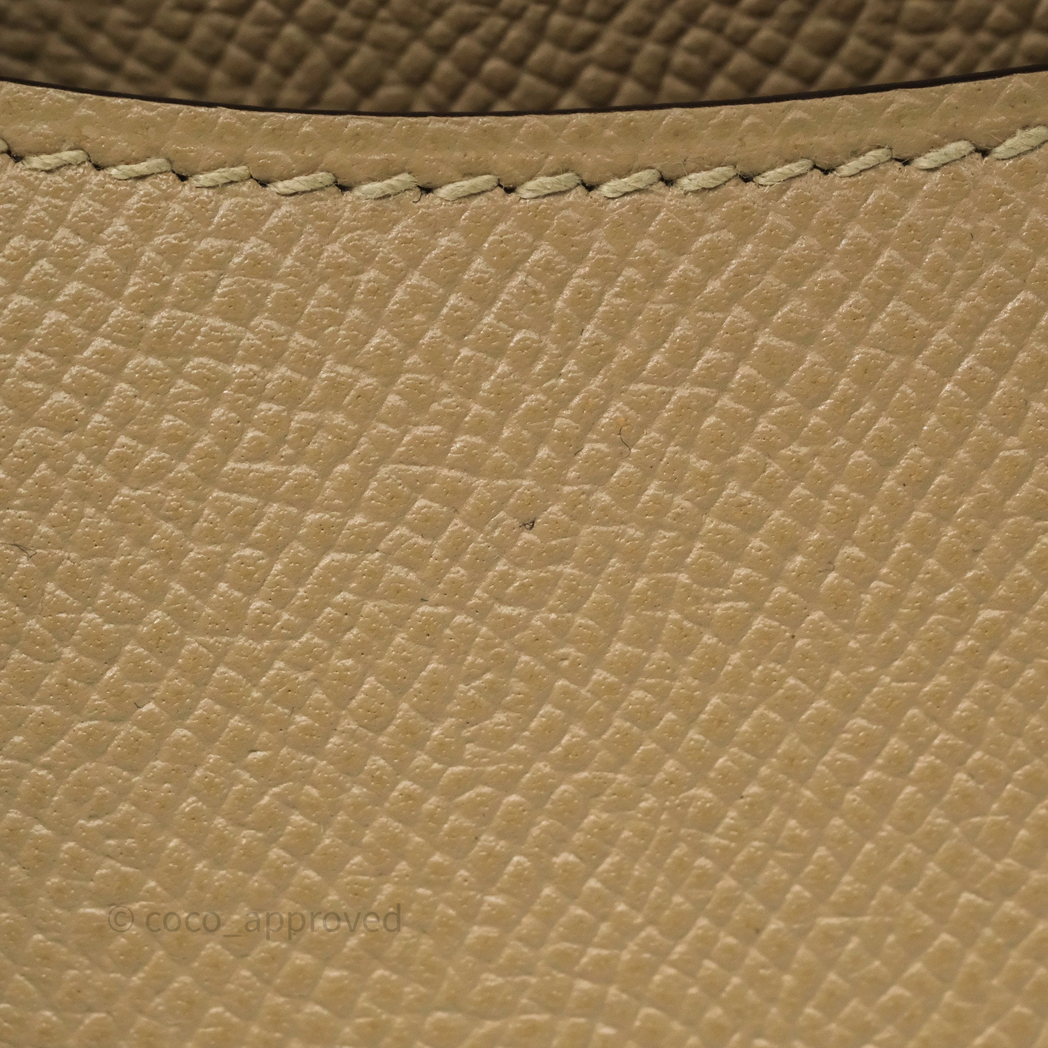 Herms Constance 24 Trench S2/ Naturel 27 Epsom Gold Hardware