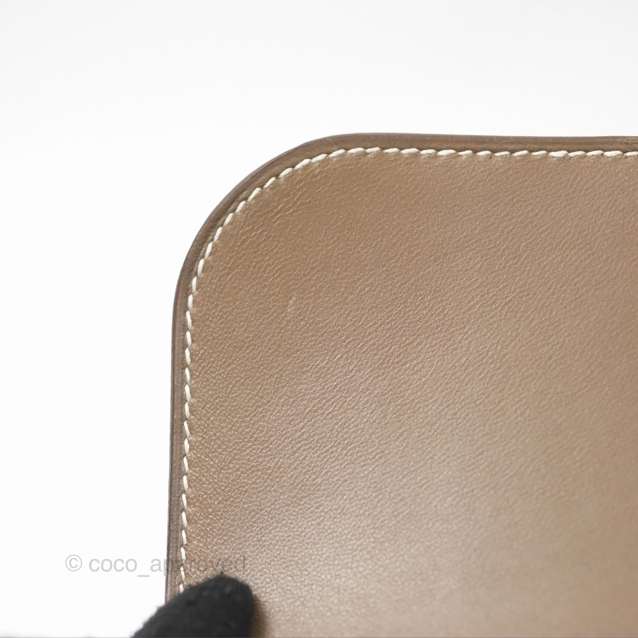 Herms Constance 24 with Mirror Etoupe Epsom Gold Hardware