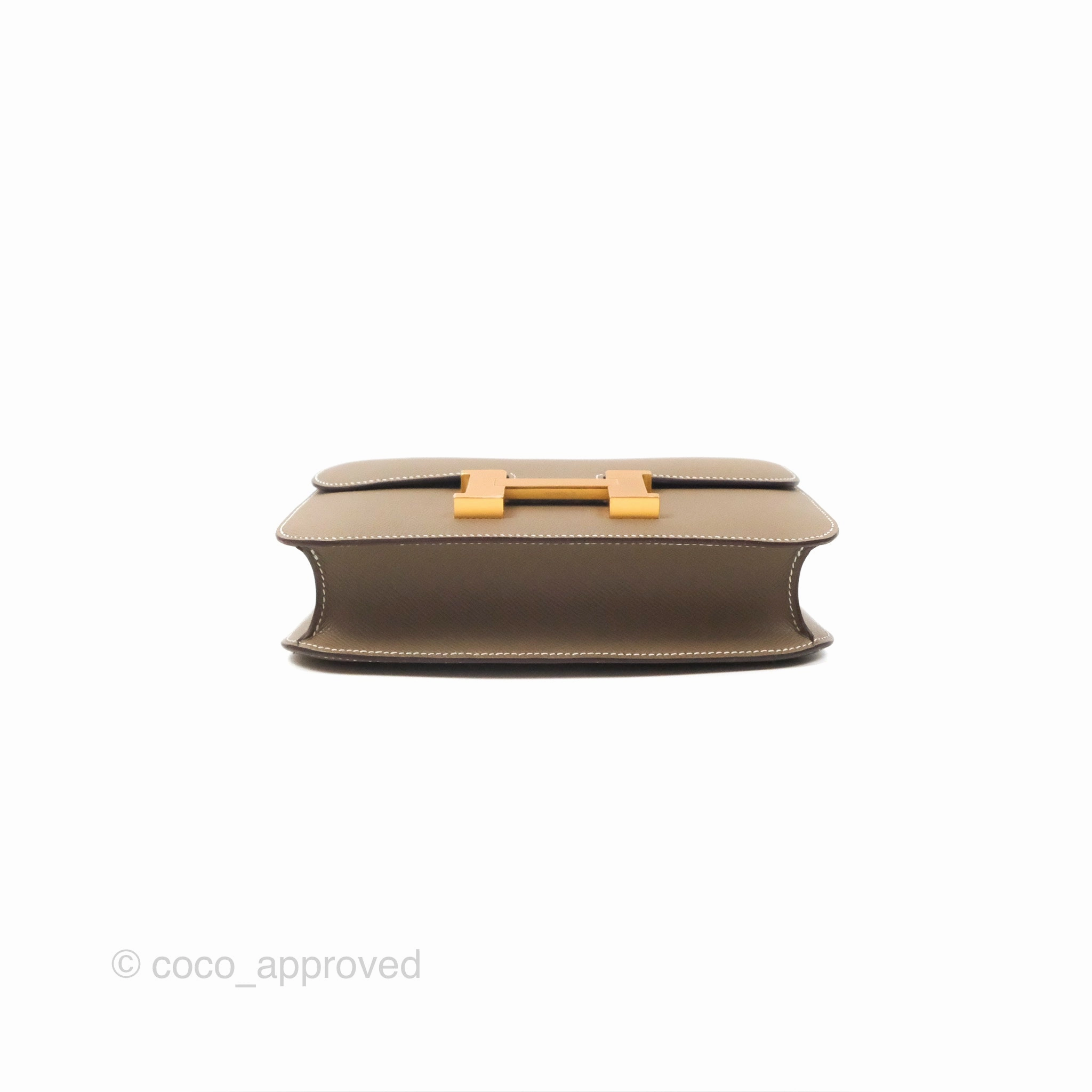 Herms Constance 24 with Mirror Etoupe Epsom Gold Hardware