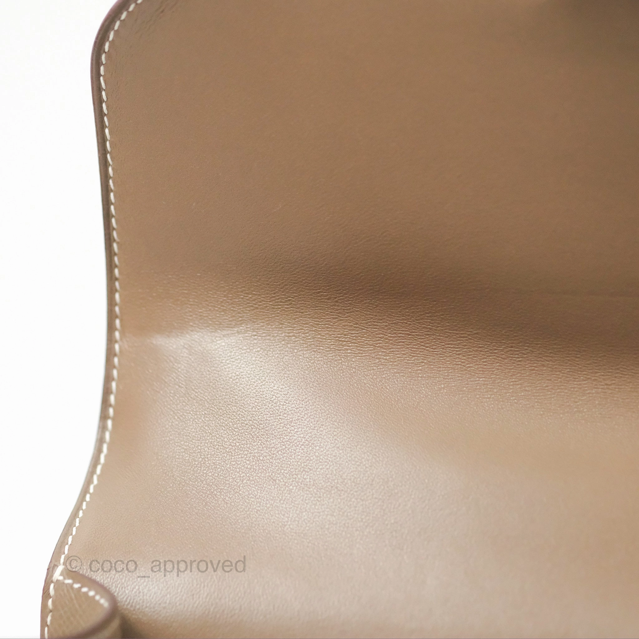 Herms Constance 24 with Mirror Etoupe Epsom Gold Hardware