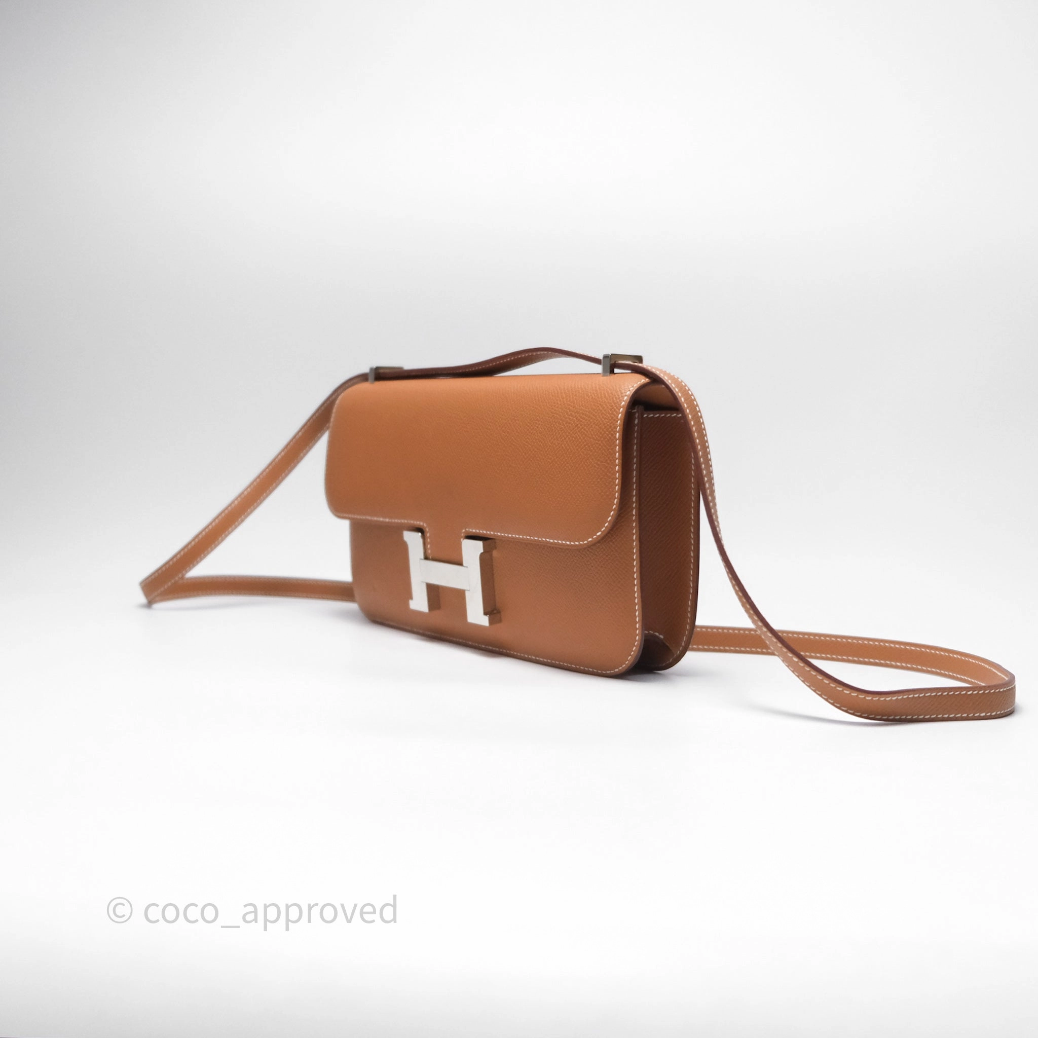 Herms Constance Elan Gold 37 Epsom Palladium Hardware