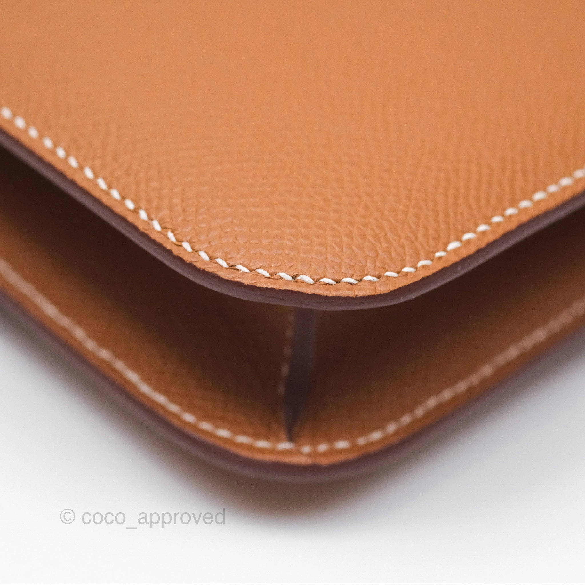 Herms Constance Elan Gold Epsom Gold Hardware