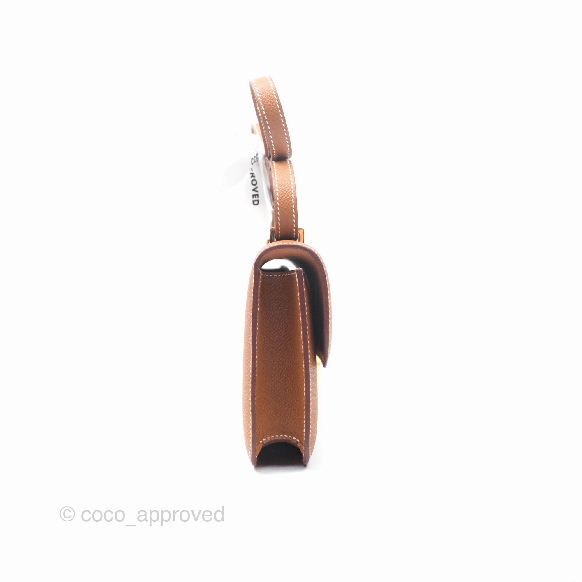 Herms Constance Elan Gold Epsom Gold Hardware