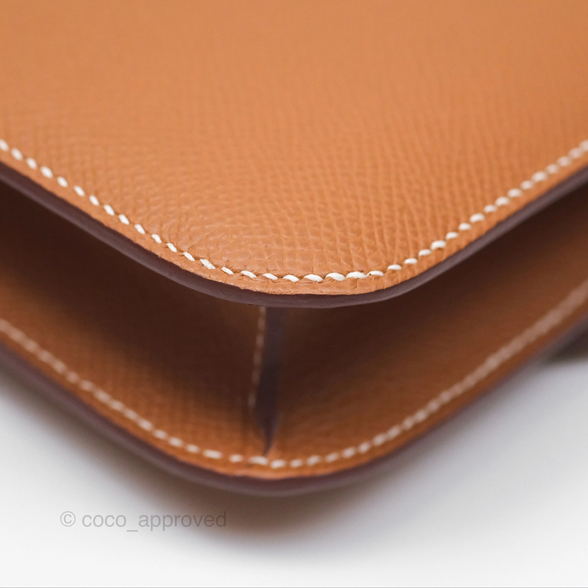 Herms Constance Elan Gold Epsom Gold Hardware