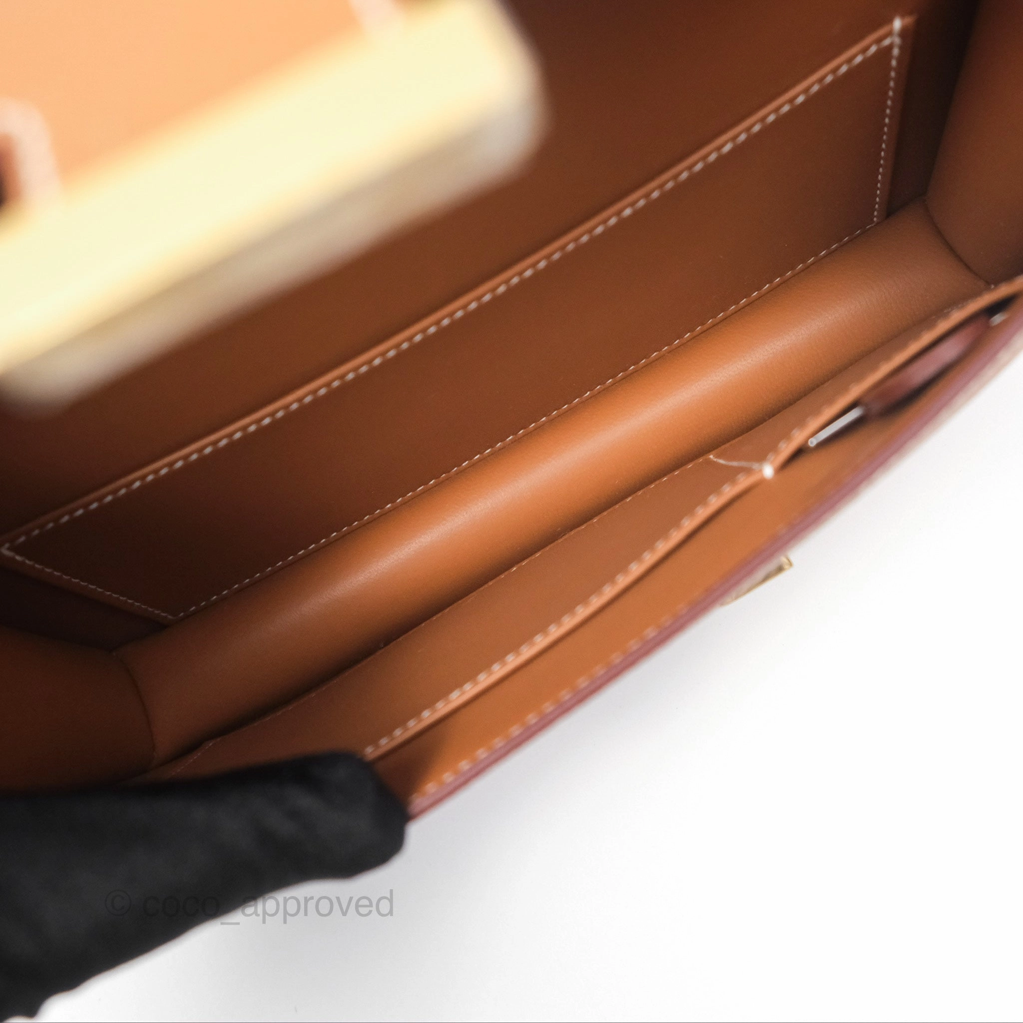 Herms Constance Elan Gold Epsom Gold Hardware