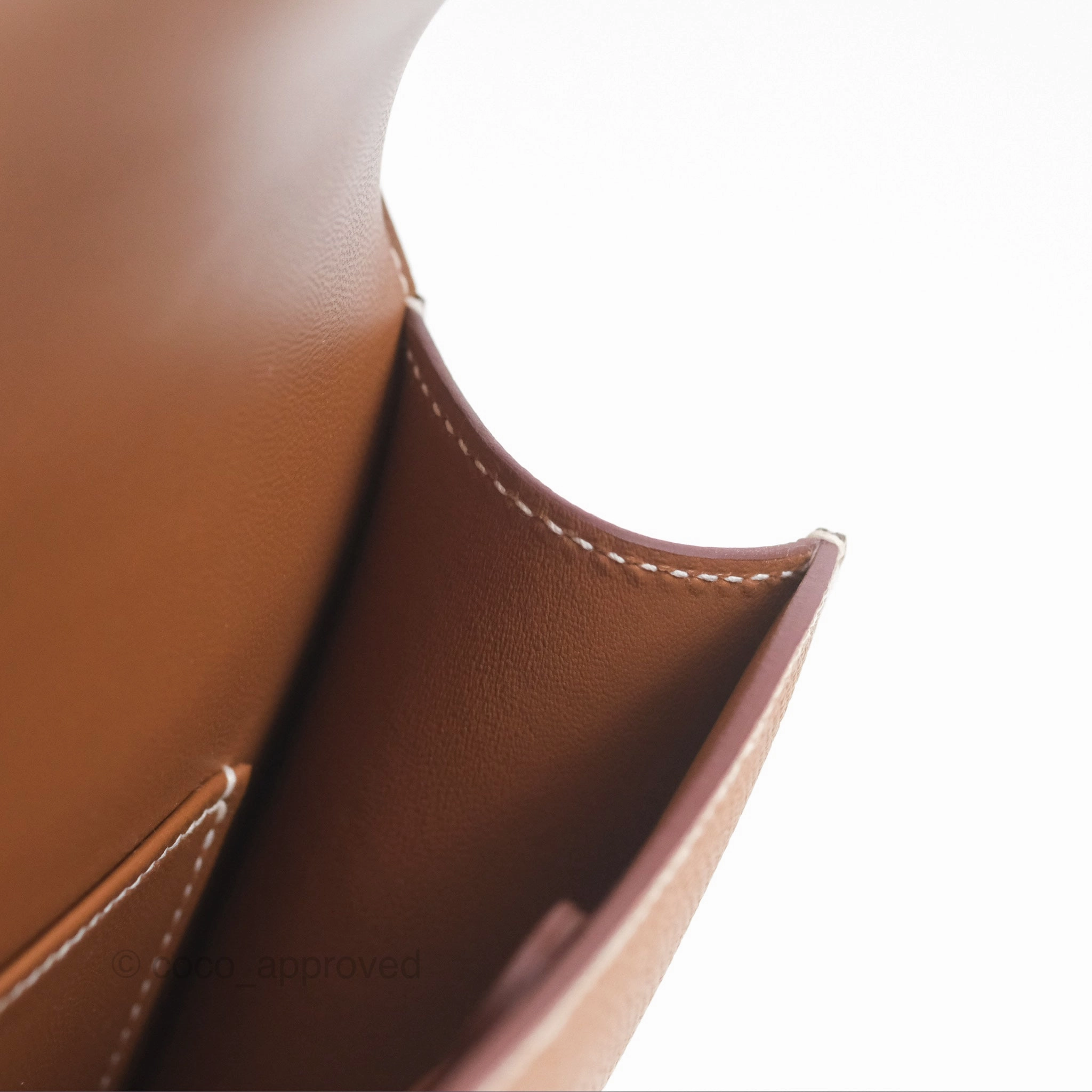 Herms Constance Elan Gold Epsom Gold Hardware