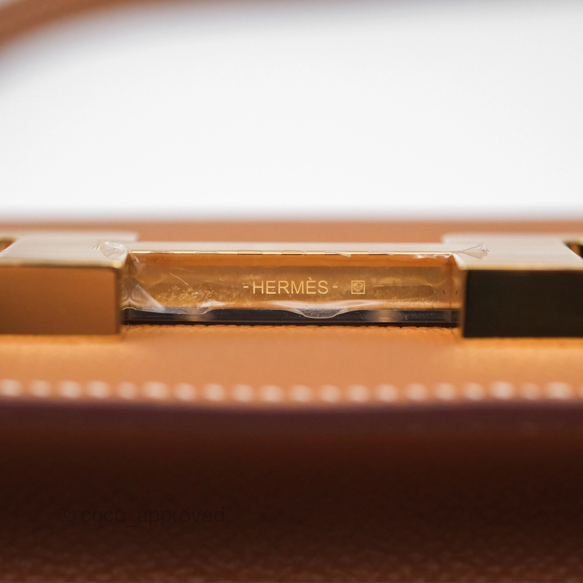 Herms Constance Elan Gold Epsom Gold Hardware