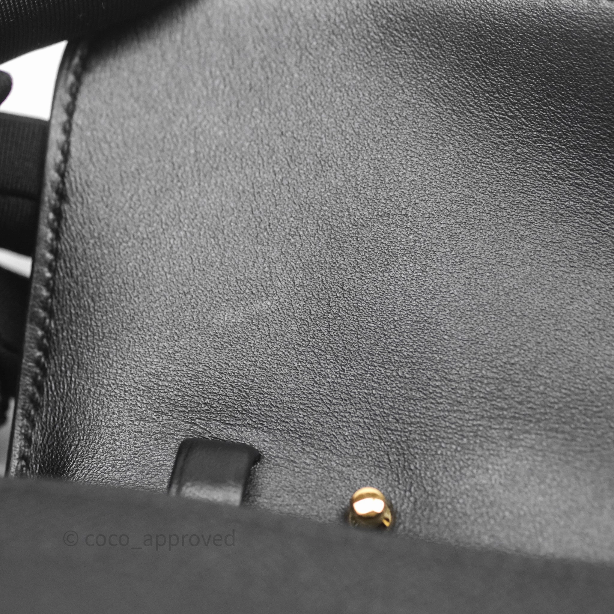 Herms Constance Long To Go Wallet Black Noir 89 Epsom Gold Hardware