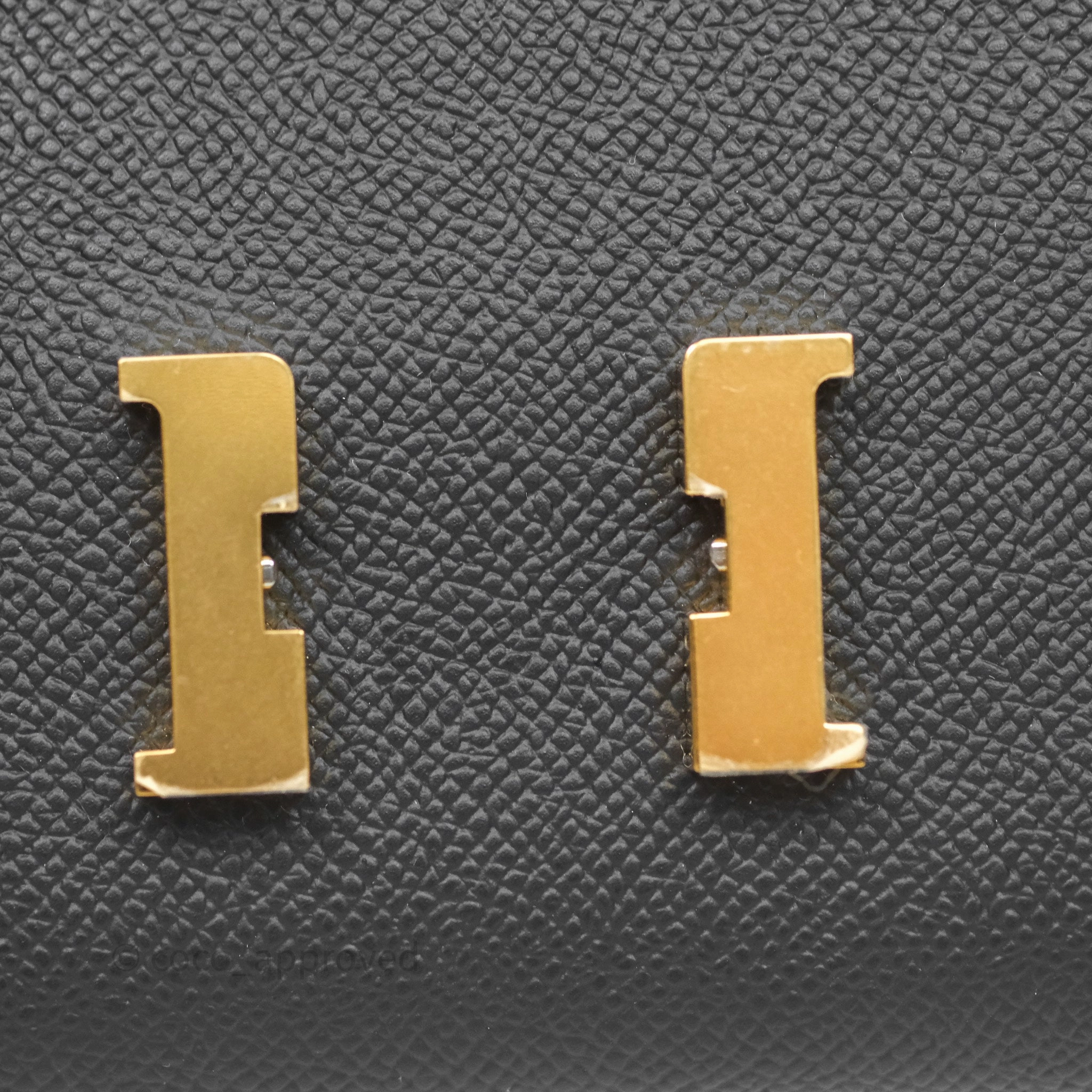 Herms Constance Long To Go Wallet Black Noir 89 Epsom Gold Hardware