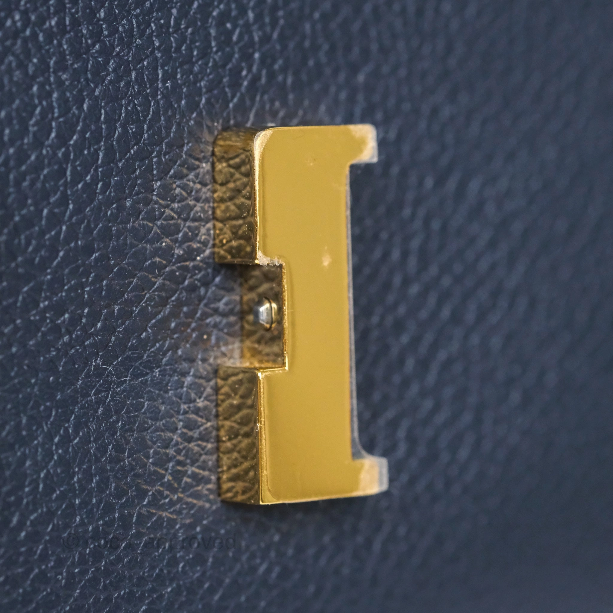 Herms Constance Long To Go Wallet Blue Nuit 2Z Evercolor Gold Hardware