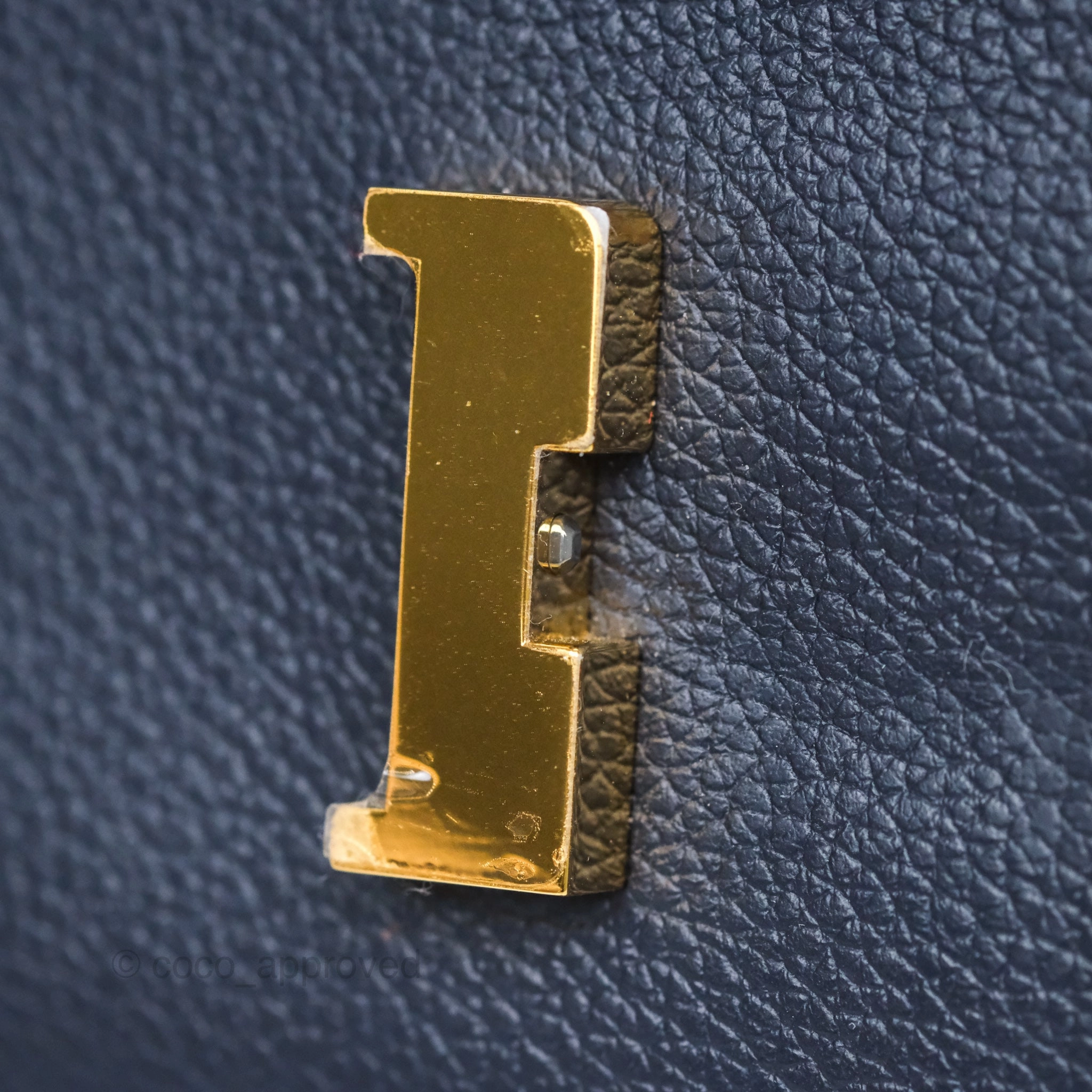 Herms Constance Long To Go Wallet Blue Nuit 2Z Evercolor Gold Hardware