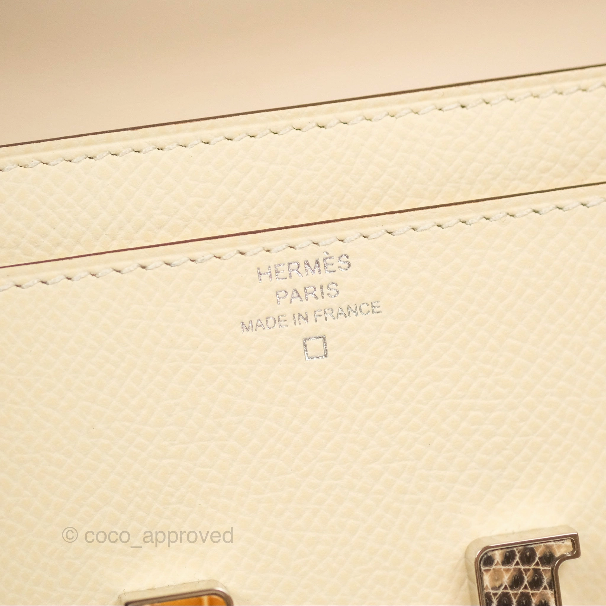 Herms Constance Long To Go Wallet Nata Epsom Tabac Cam/ Beige Sar/ Ombre Alligator Missi