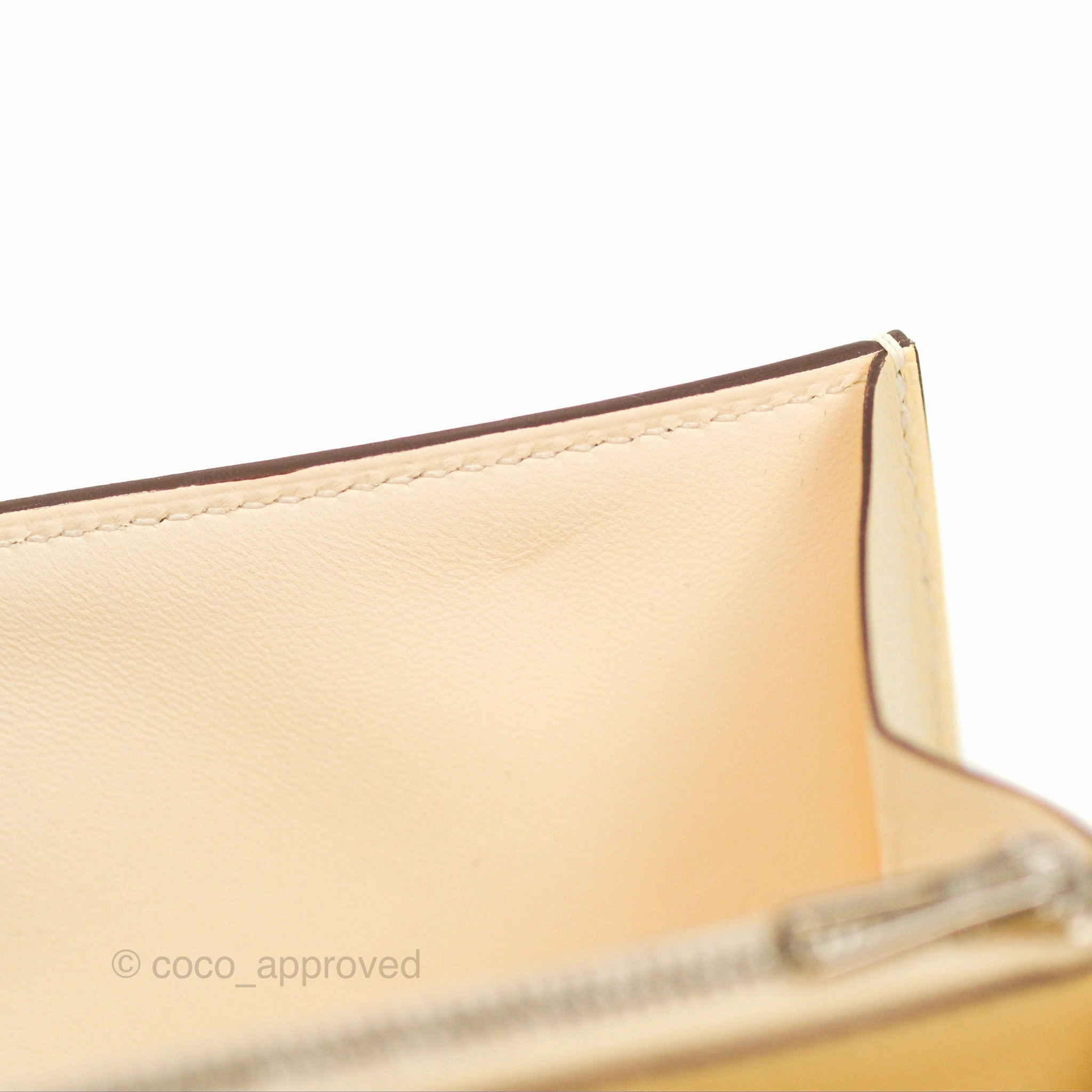 Herms Constance Long To Go Wallet Nata Epsom Tabac Cam/ Beige Sar/ Ombre Alligator Missi