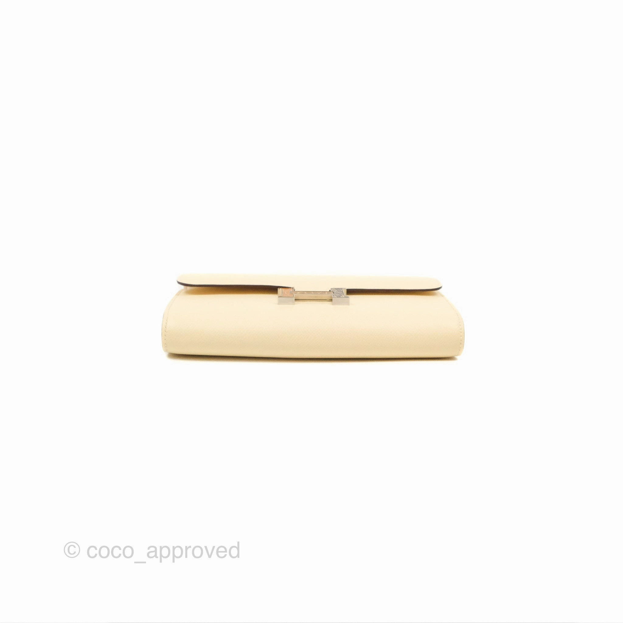 Herms Constance Long To Go Wallet Nata Epsom Tabac Cam/ Beige Sar/ Ombre Alligator Missi