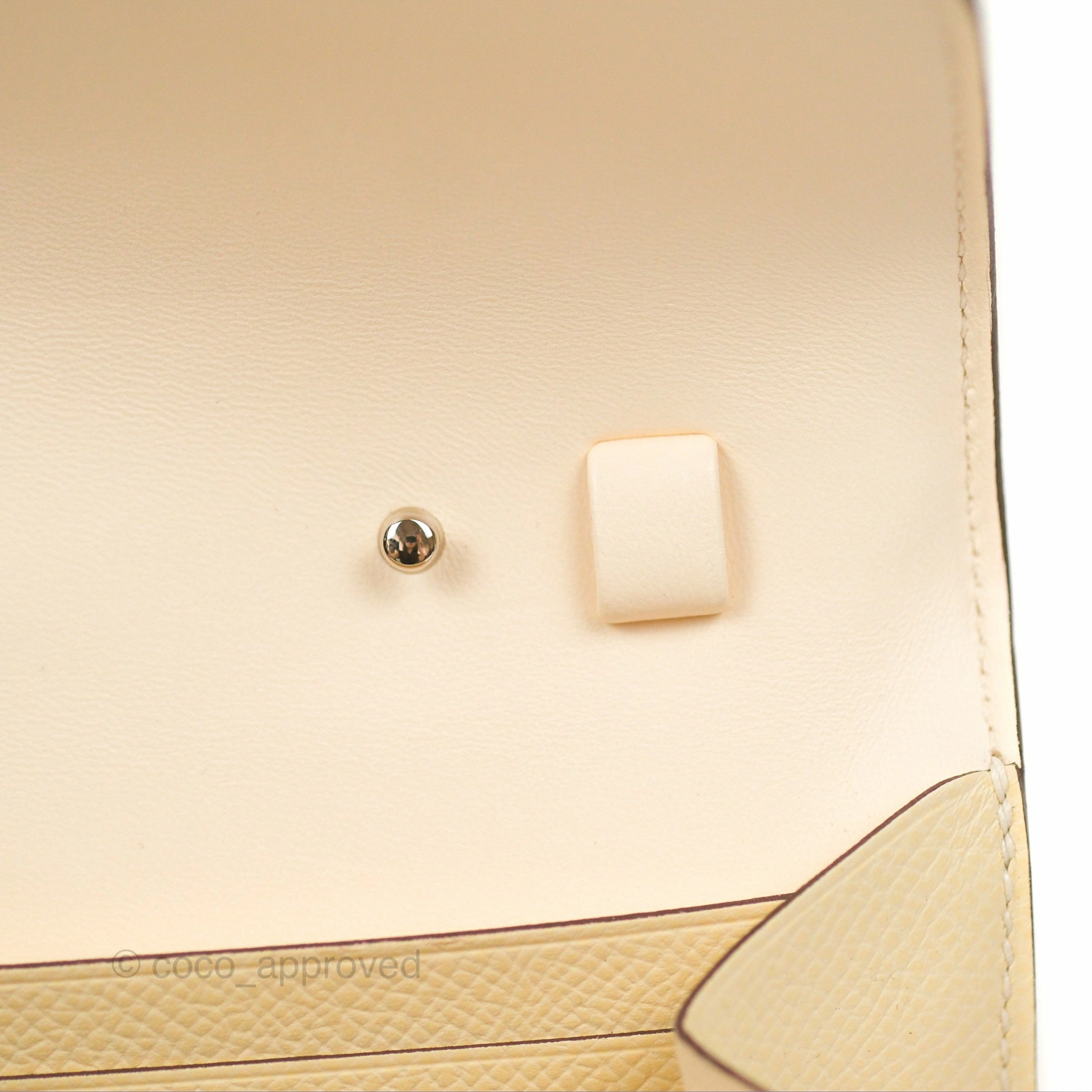 Herms Constance Long To Go Wallet Nata Epsom Tabac Cam/ Beige Sar/ Ombre Alligator Missi