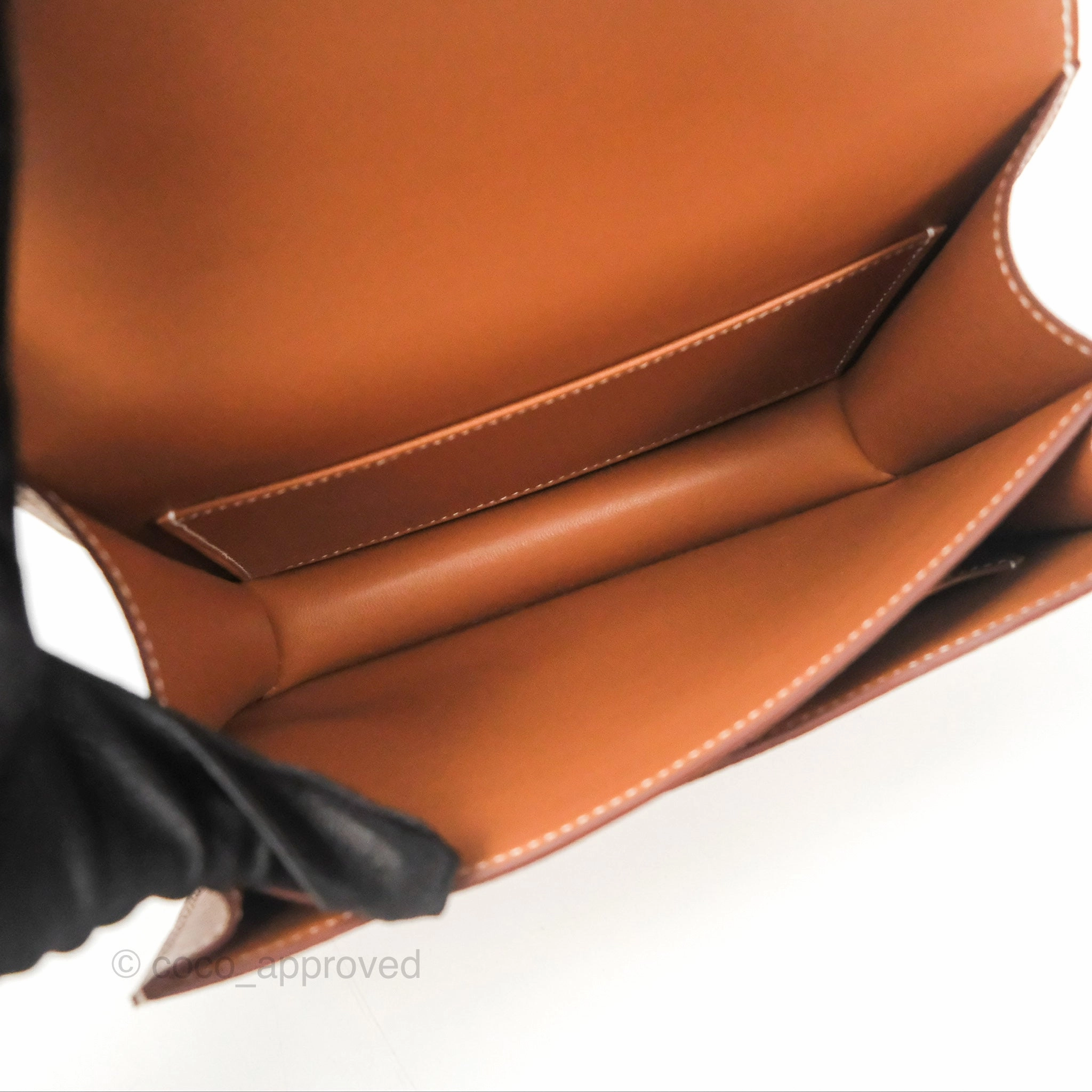 Herms Constance Mini 18 with Mirror Gold Epsom Rose Gold Hardware