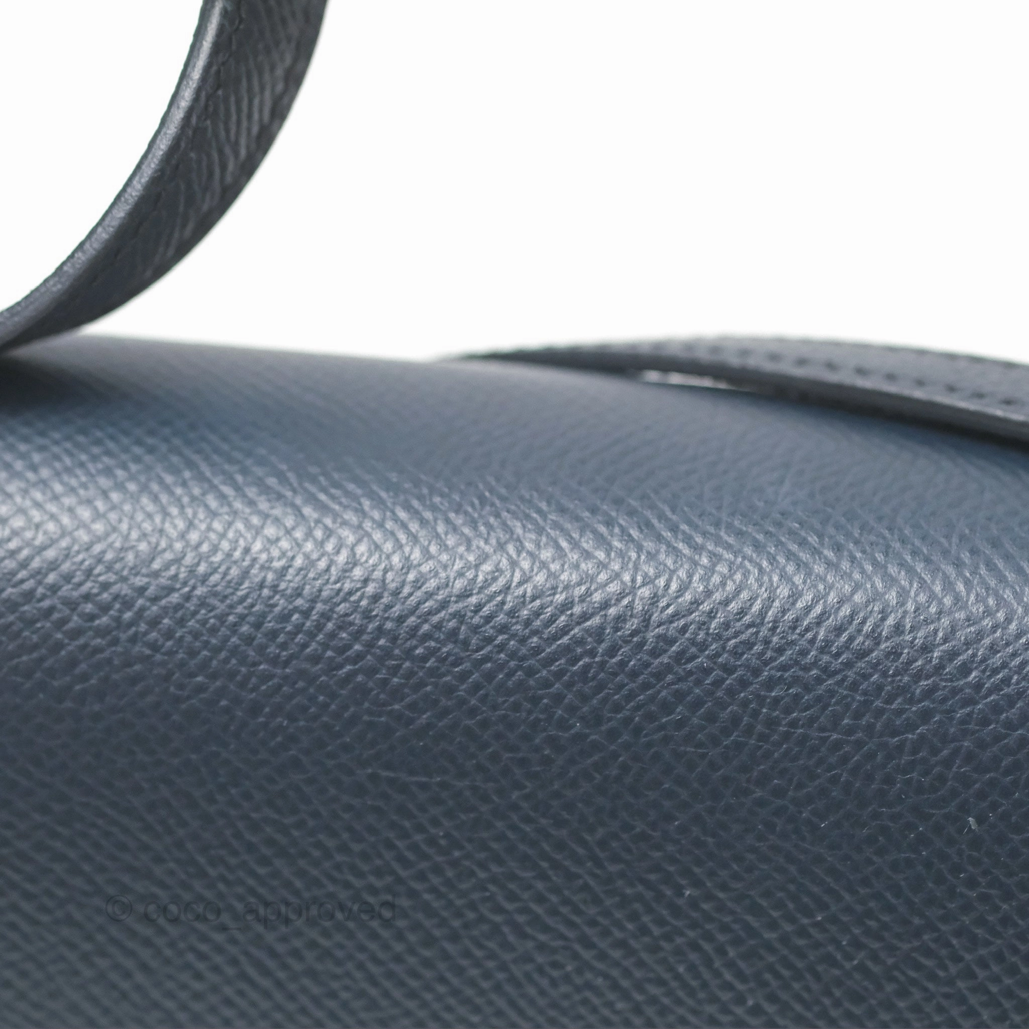 Herms Constance Mini 18cm Bleu Nuit 2Z Epsom Rose Gold Hardware