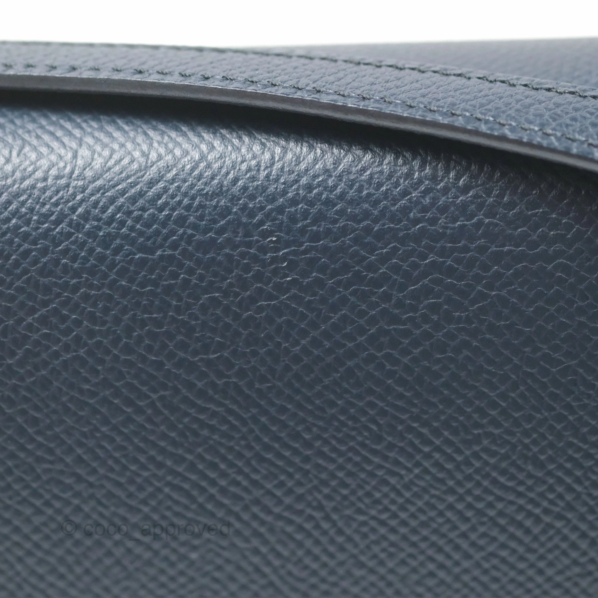 Herms Constance Mini 18cm Bleu Nuit 2Z Epsom Rose Gold Hardware