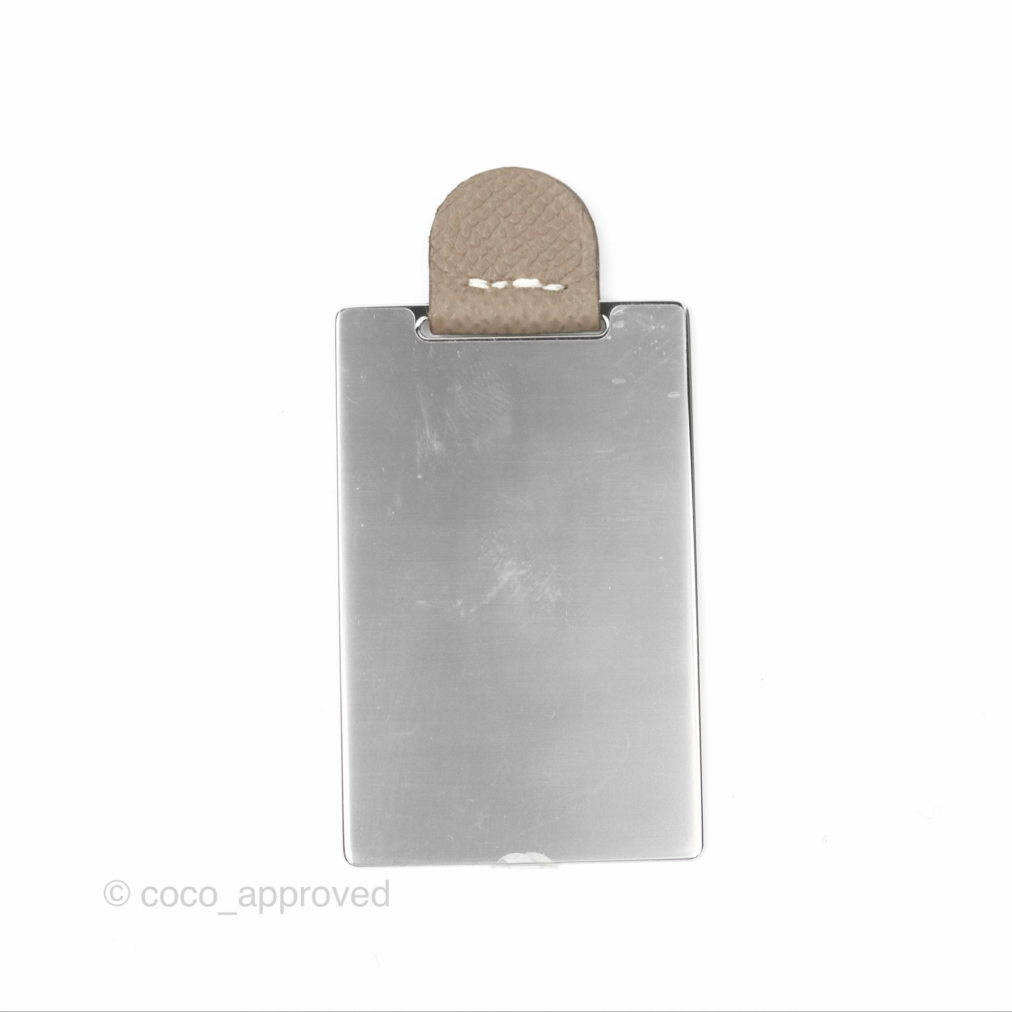 Herms Constance Mini 18cm Mirror Etoupe Epsom Rose Gold Hardware