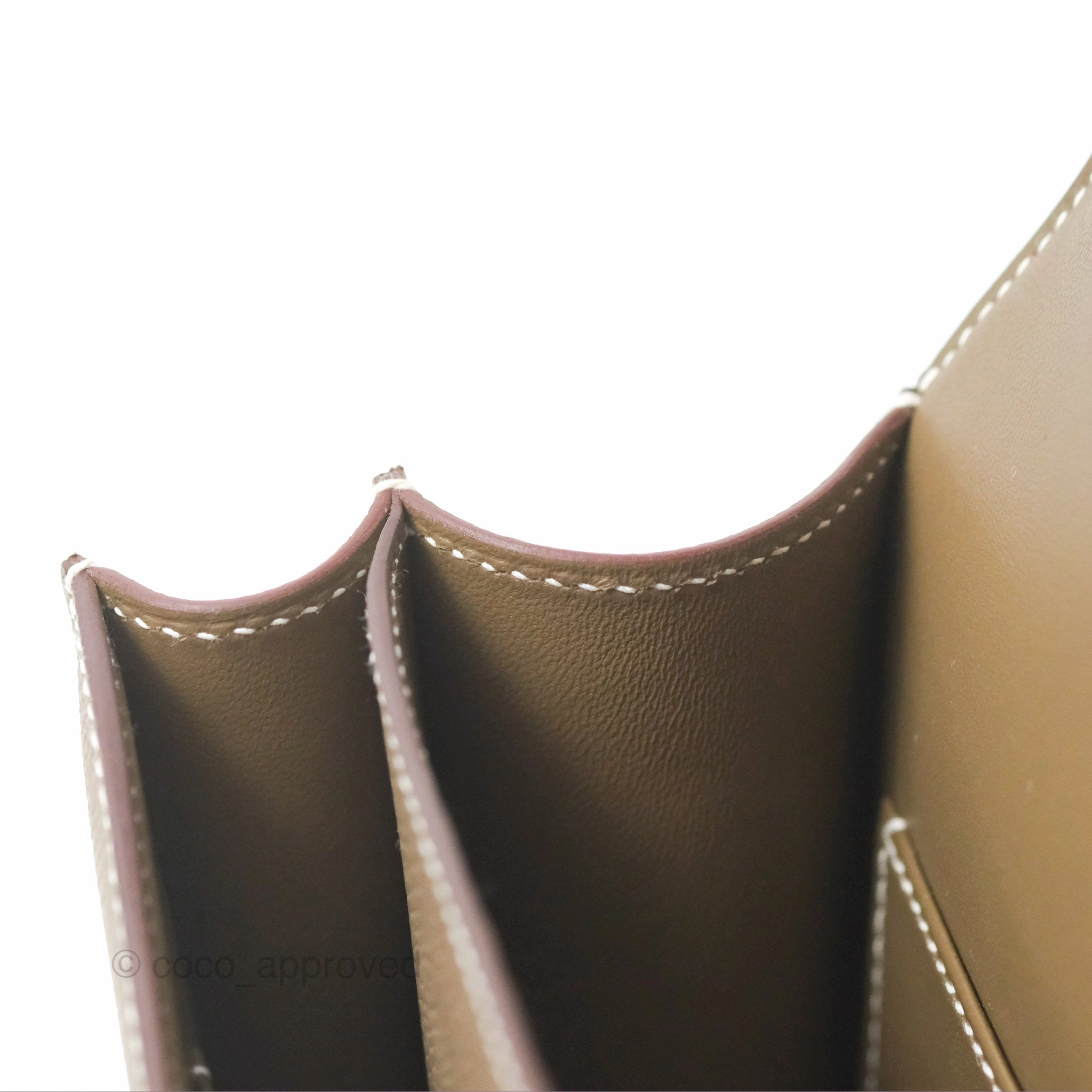 Herms Constance Mini 18cm Mirror Etoupe Epsom Rose Gold Hardware