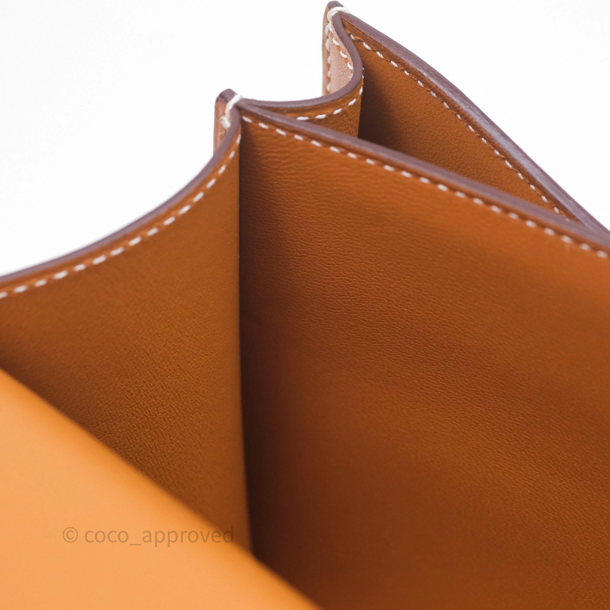 Herms Constance Mini 18cm Naturel-Sabl 21 Butler Gold Hardware