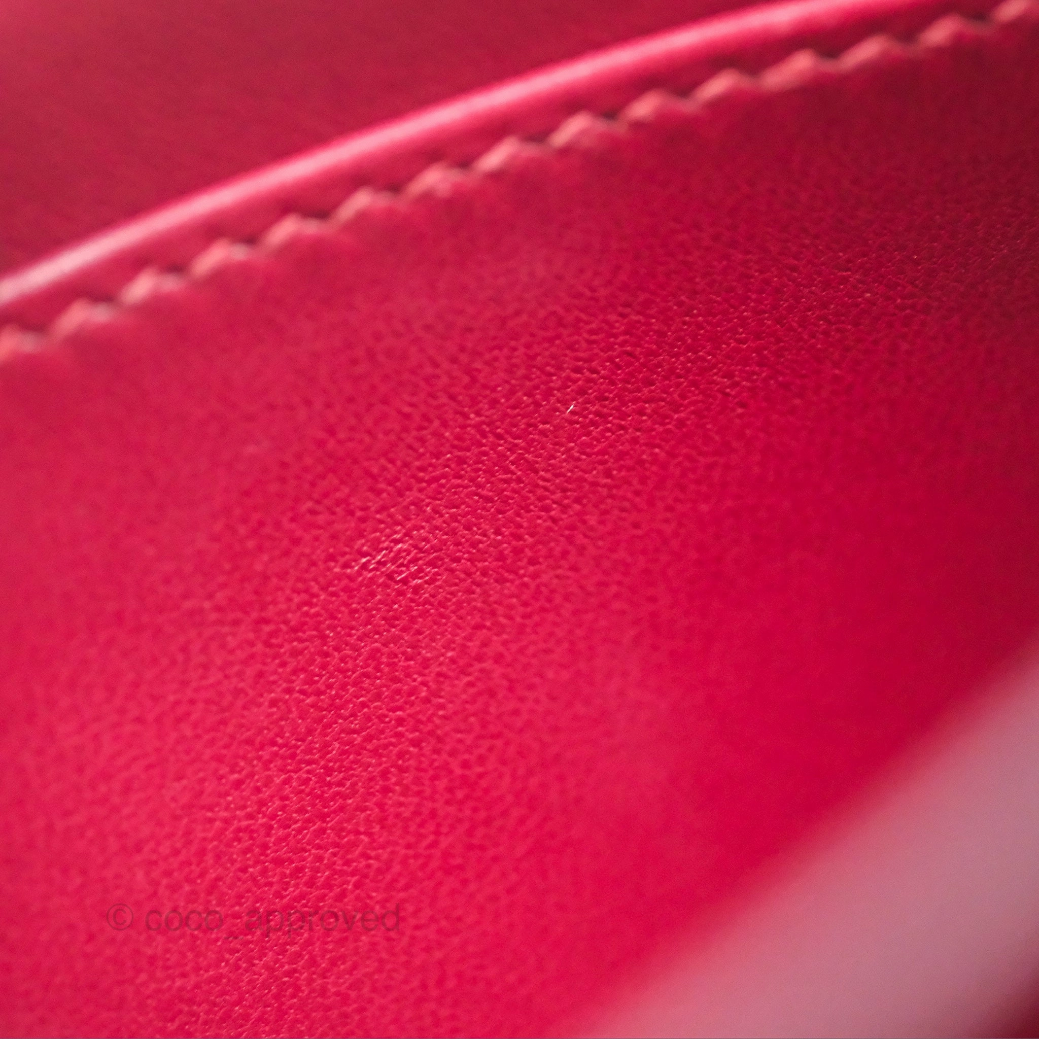 Herms Constance Mini 18cm Rouge Grenat K1 Epsom Gold Hardware