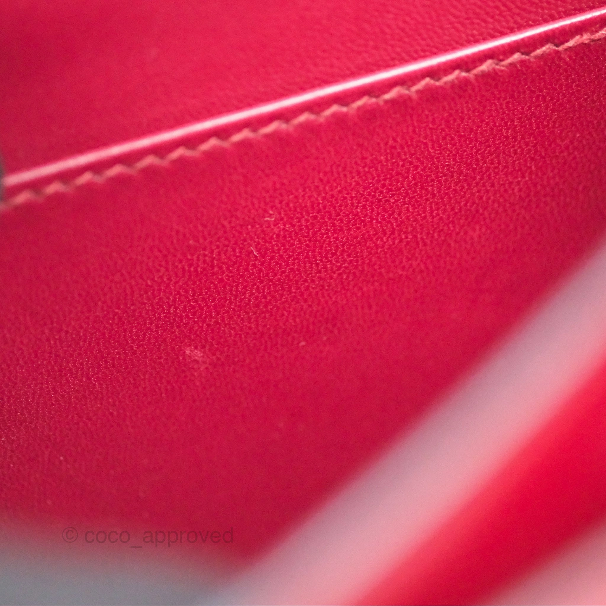Herms Constance Mini 18cm Rouge Grenat K1 Epsom Gold Hardware