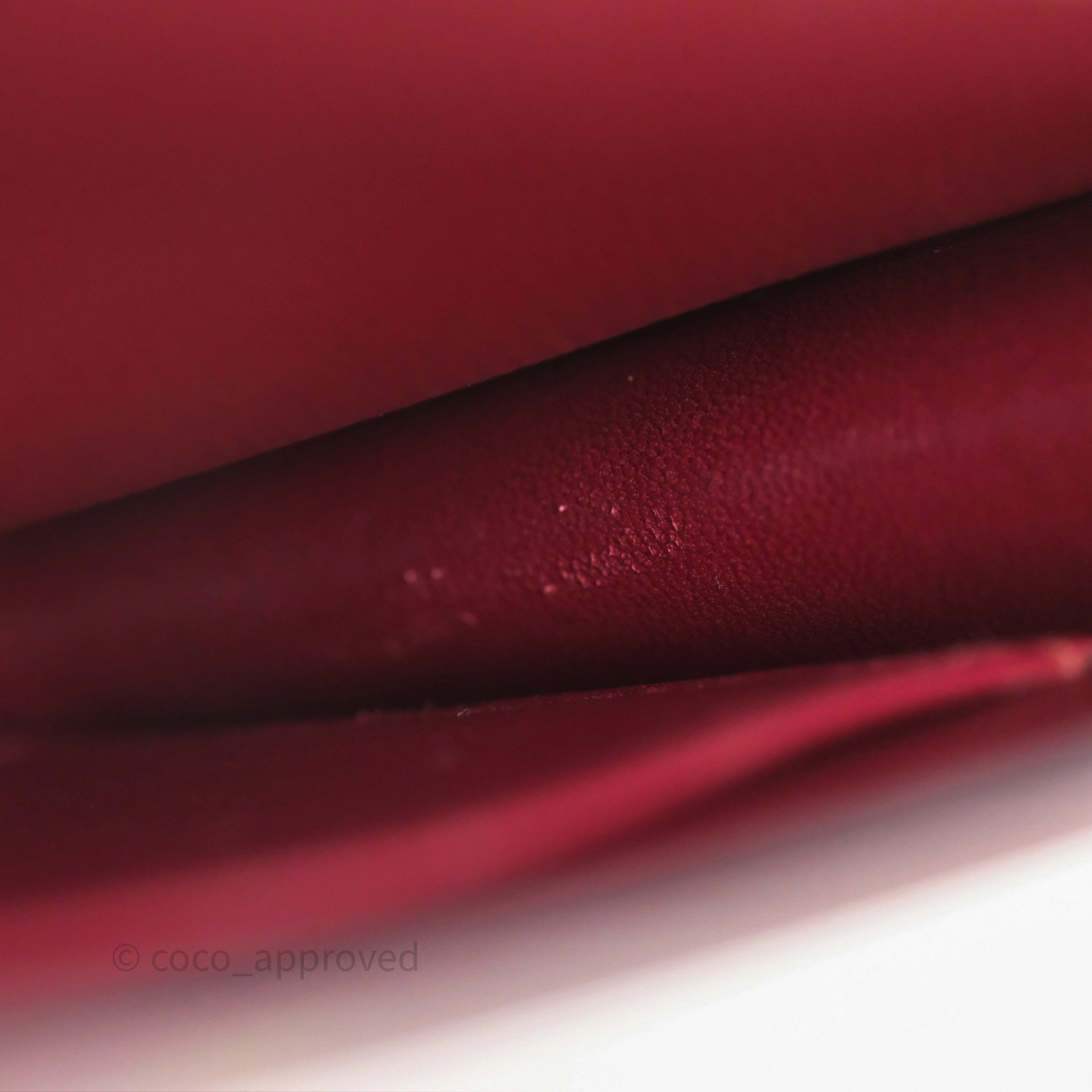 Herms Constance Mini 18cm Rouge Grenat K1 Epsom Gold Hardware