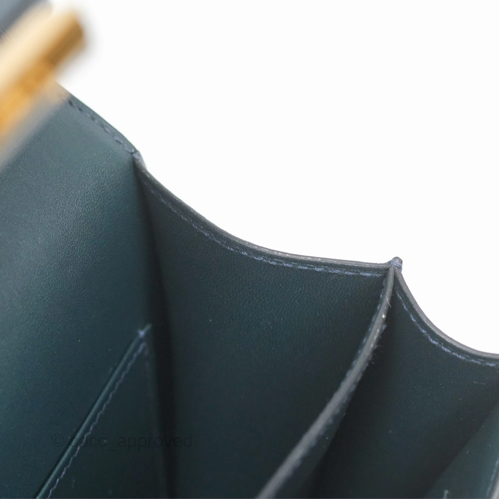 Herms Constance Mini 18cm Veau Rousseau Veau Monsieur Gold Hardware