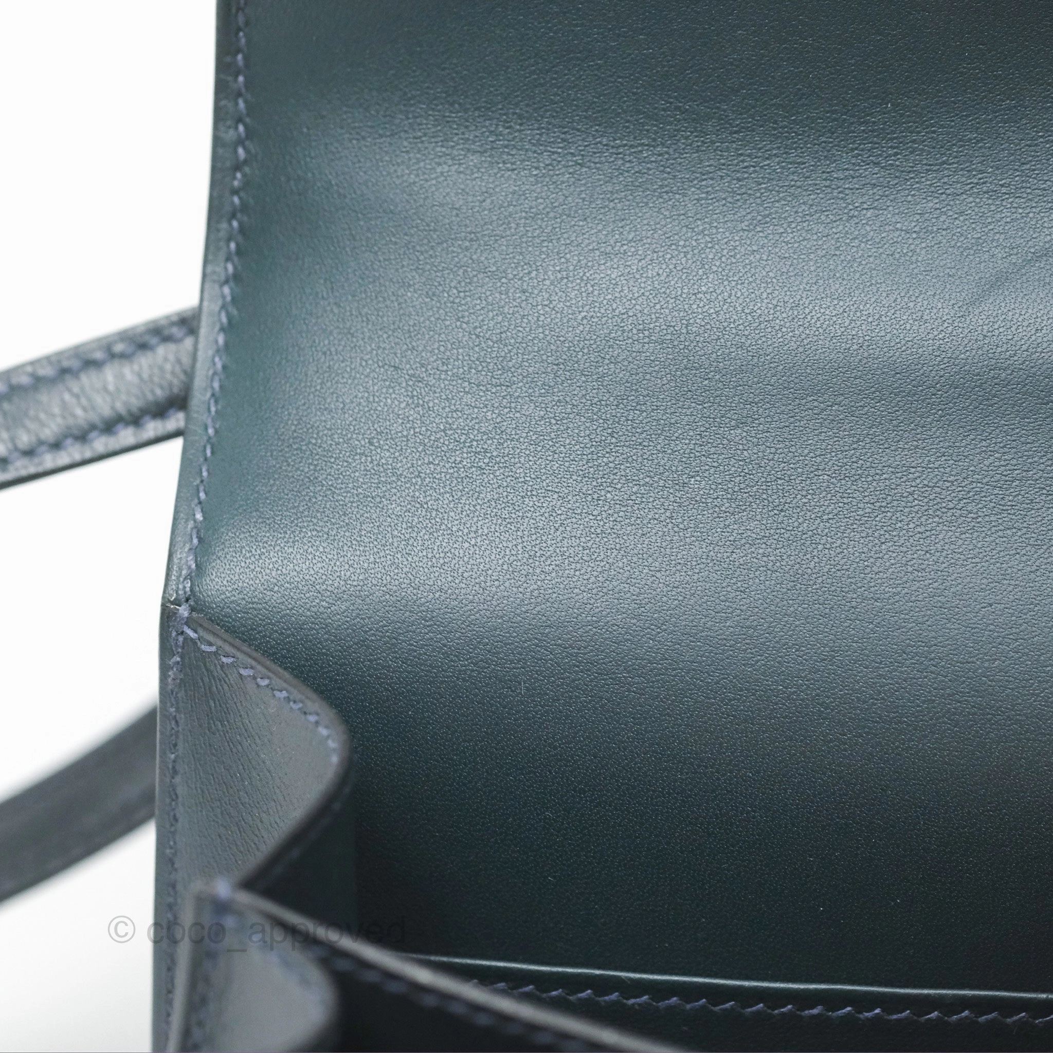 Herms Constance Mini 18cm Veau Rousseau Veau Monsieur Gold Hardware