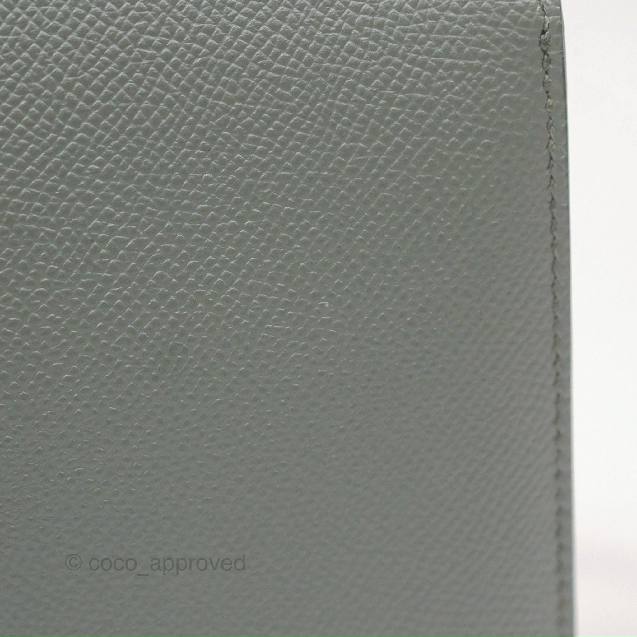 Herms Constance Mini 18cm Vert Amande Epsom Gold Hardware